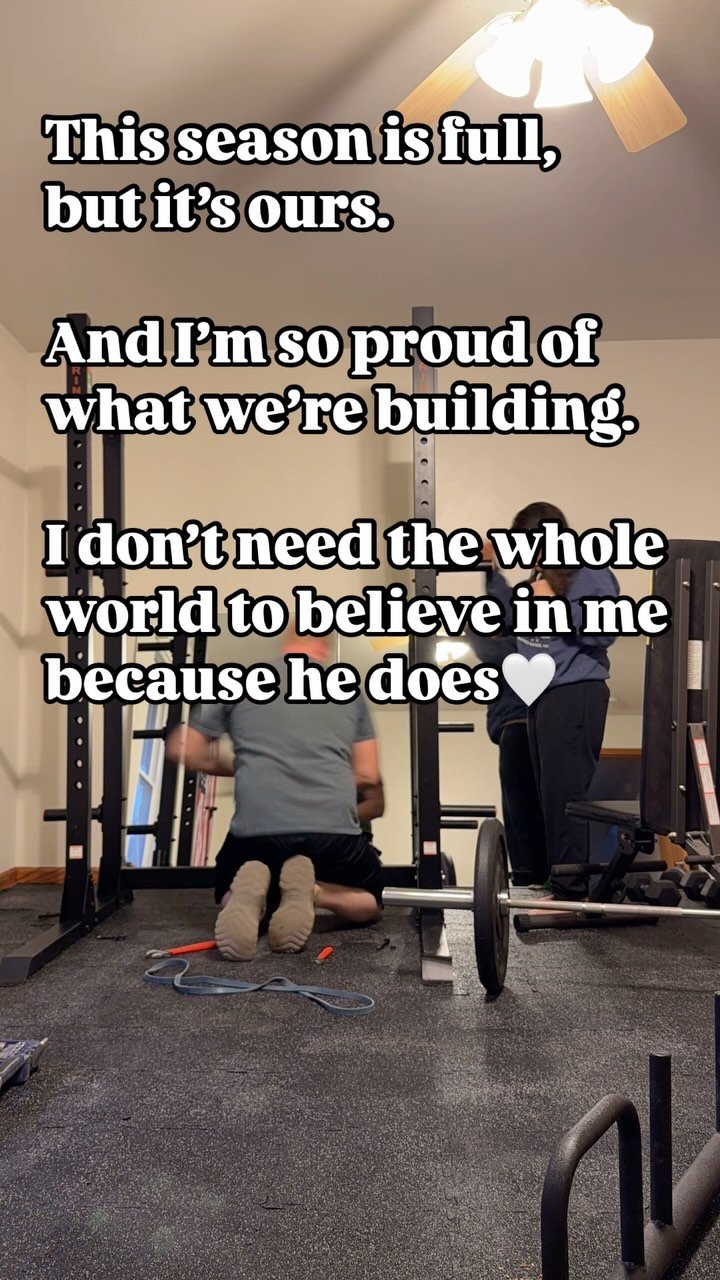 You don’t need a whole world cheering you on—just one person who shows up, believes in you, and never lets you quit. ๐ช๐ผ
For the last 10 years, that’s been Bryan.
We’re both building businesses, raising a family, and doing