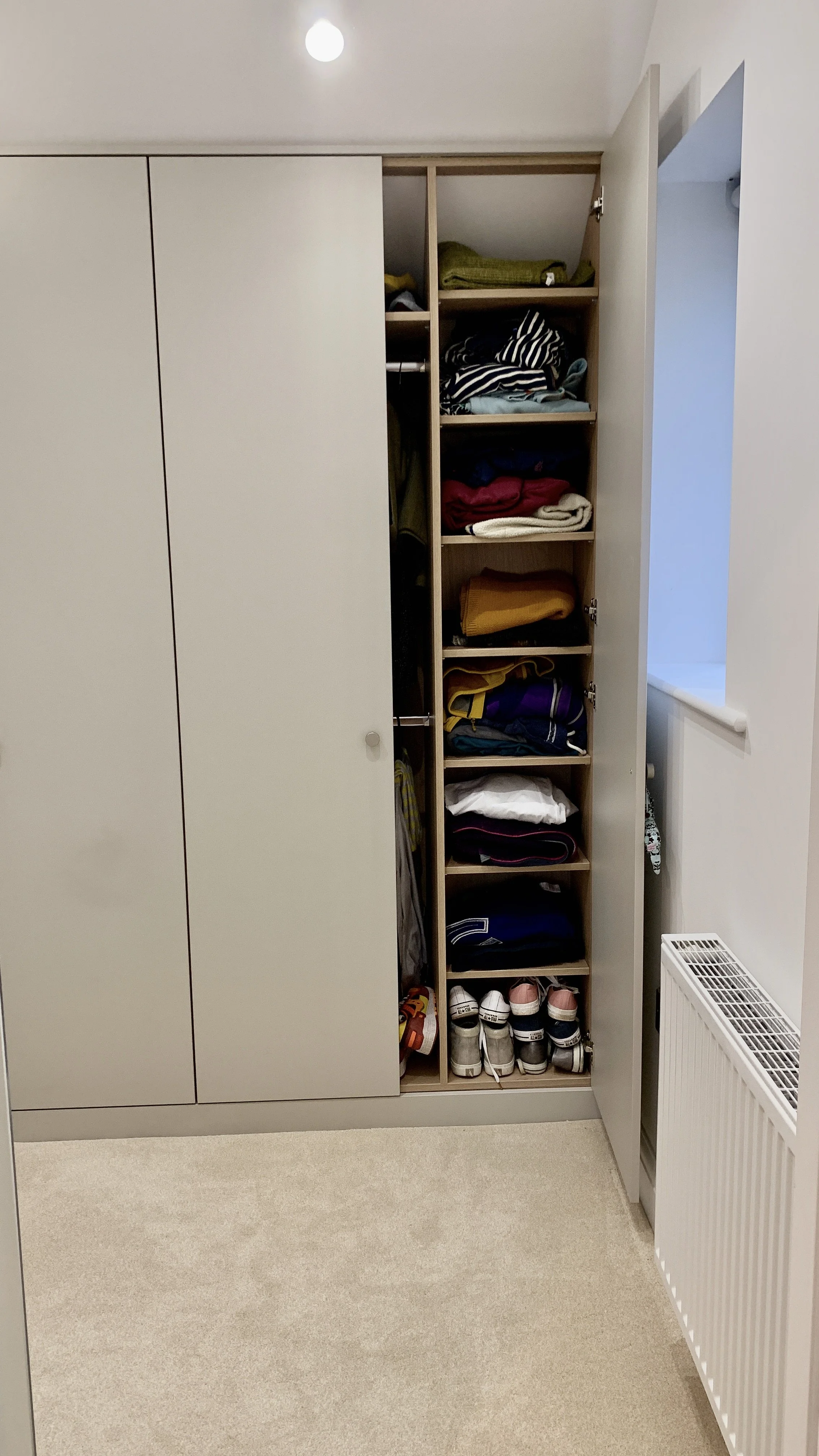 Adding plenty of shelving space