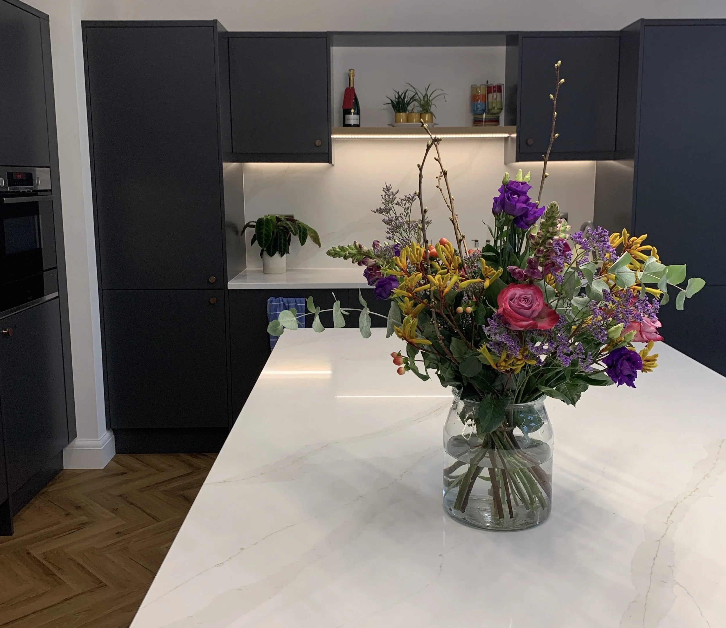 Kitchen View towards sink