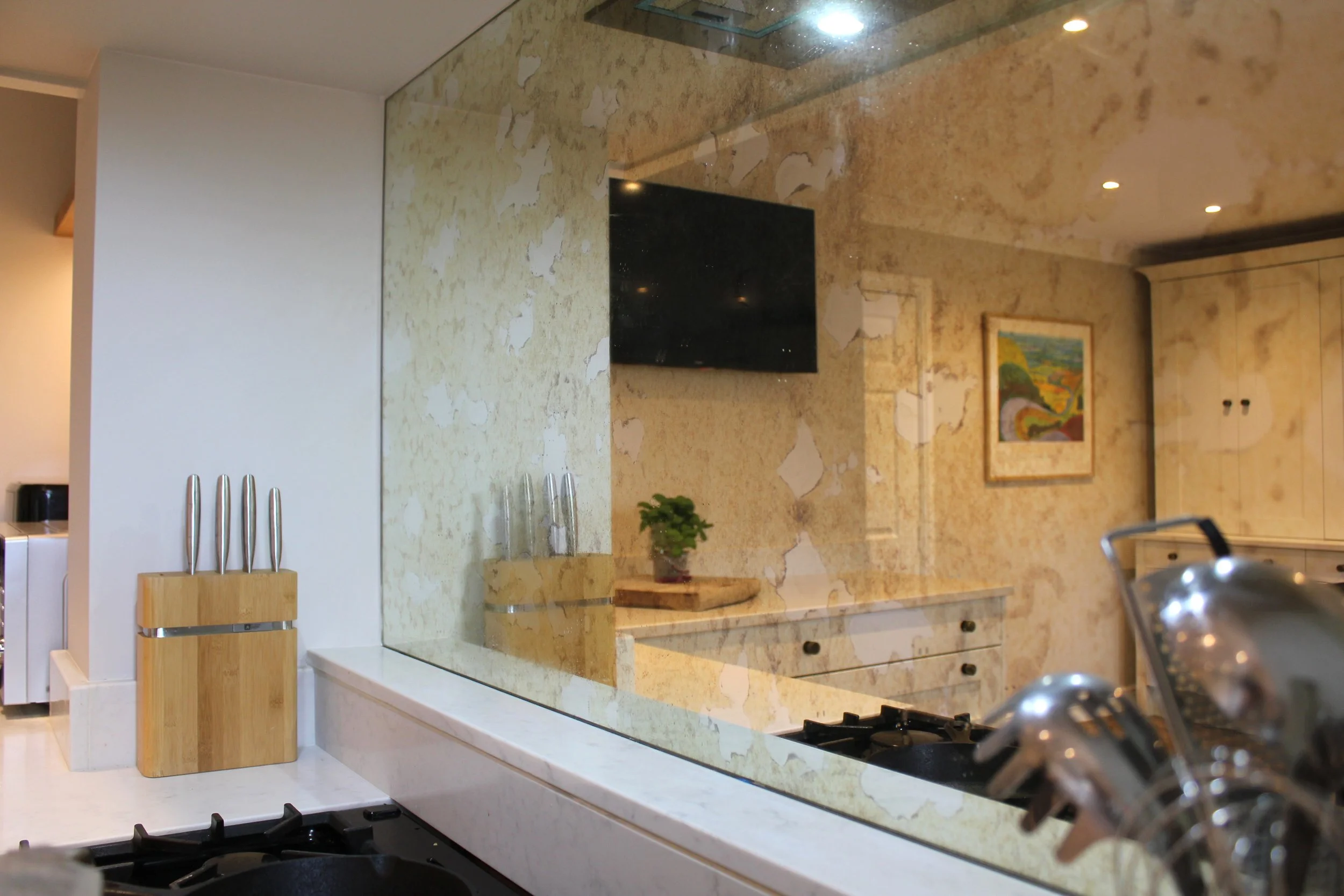 Antique Glass Detail