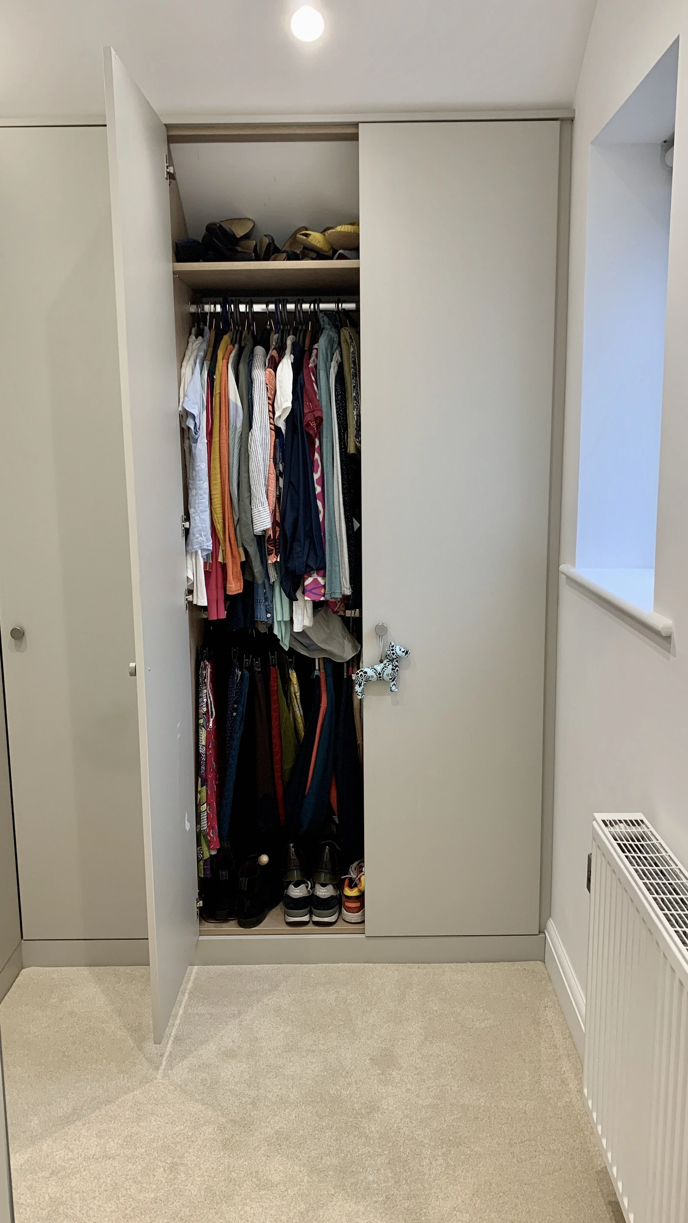 Multiple hanging spaces