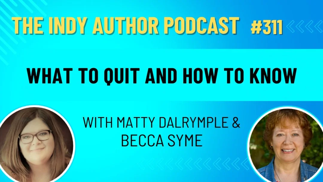 This week on The Indy Author Podcast, I talk with Becca Syme about how to recognize when a writing or publishing strategy no longer serves you, how to overcome fear-based decisions that lead to burnout, and how to build a sustainable, hope-filled aut