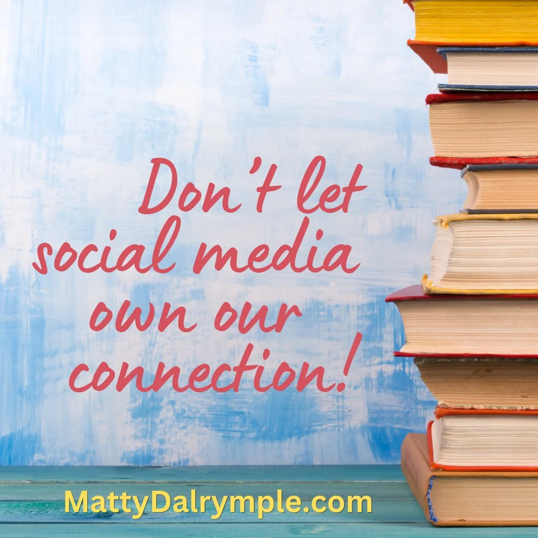 Stay connected without the interference.
Scroll down to &ldquo;Become a subscriber&rdquo; on any page at MattyDalrymple | dot | com