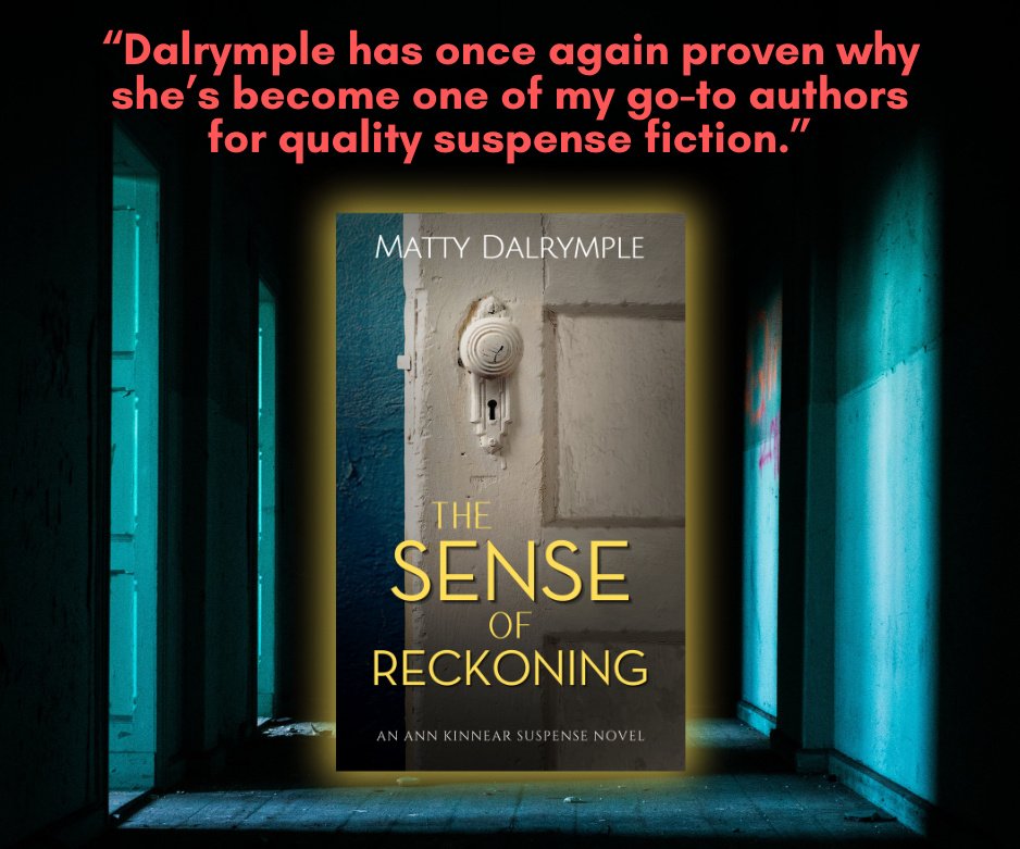 Happy reader Kim Delaurentis says of THE SENSE OF RECKONING:
⠀
⭐⭐⭐⭐⭐ This is the fourth book I've read by Matty Dalrymple, and once again, I'm blown away by her exceptional storytelling. &quot;The Sense of Reckoning&quot; delivers exactly what fans h