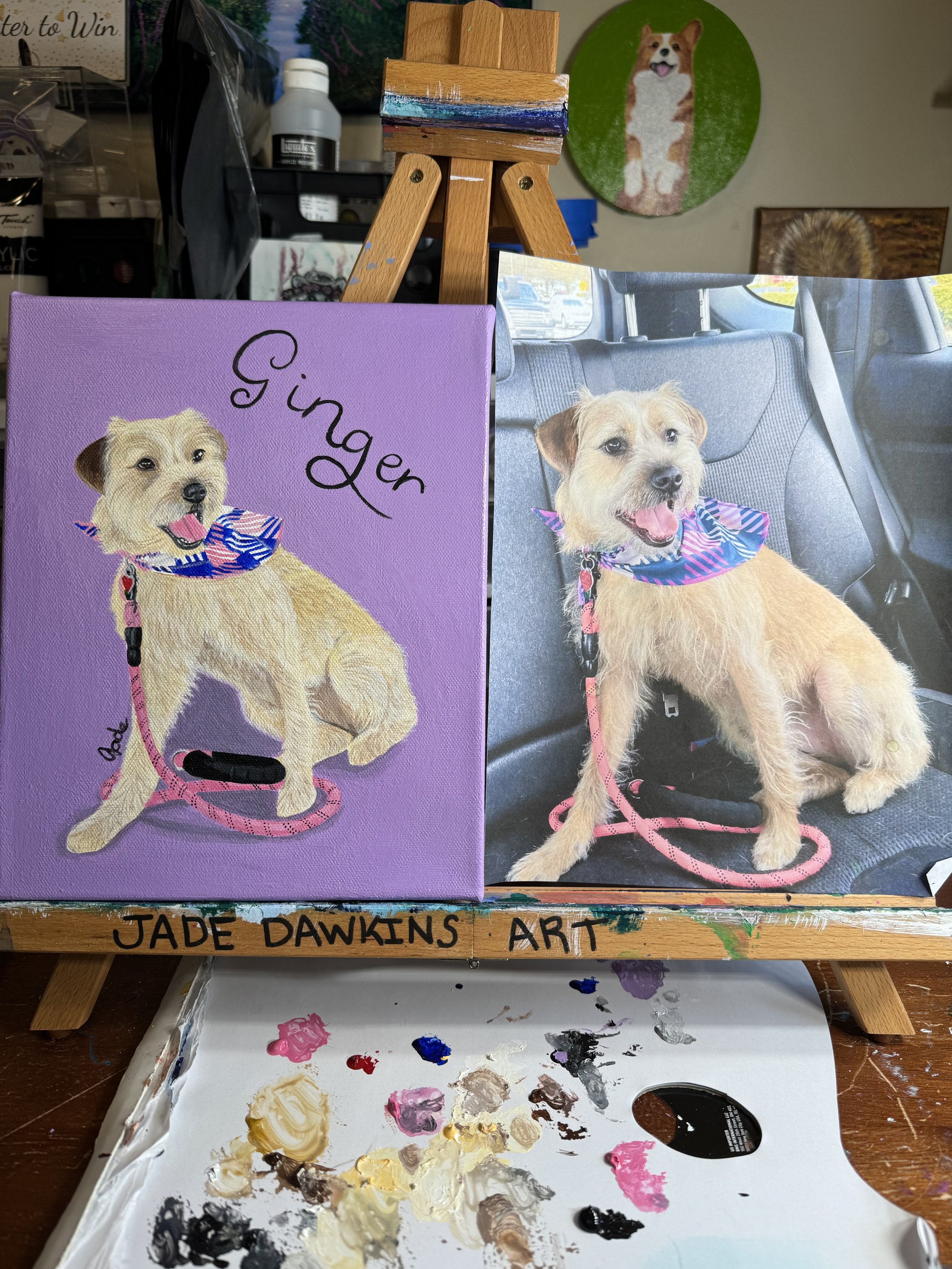 8x10 inch Pet Portrait