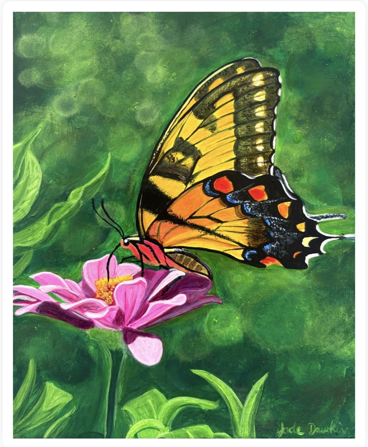 Garden Visitor Print