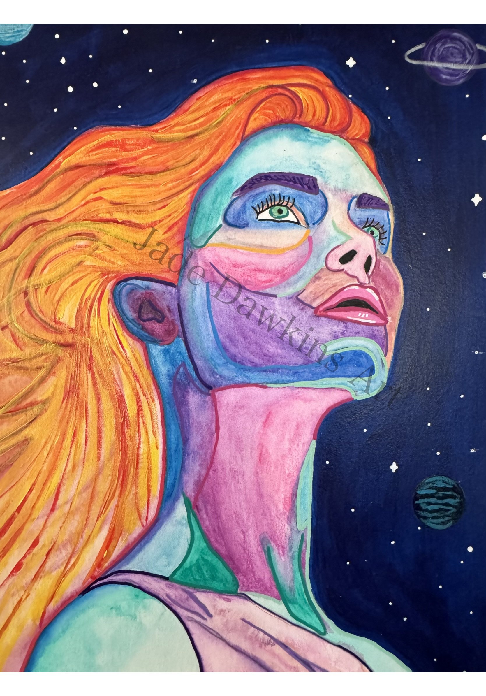 "Keep Looking Up" Original Art Print
