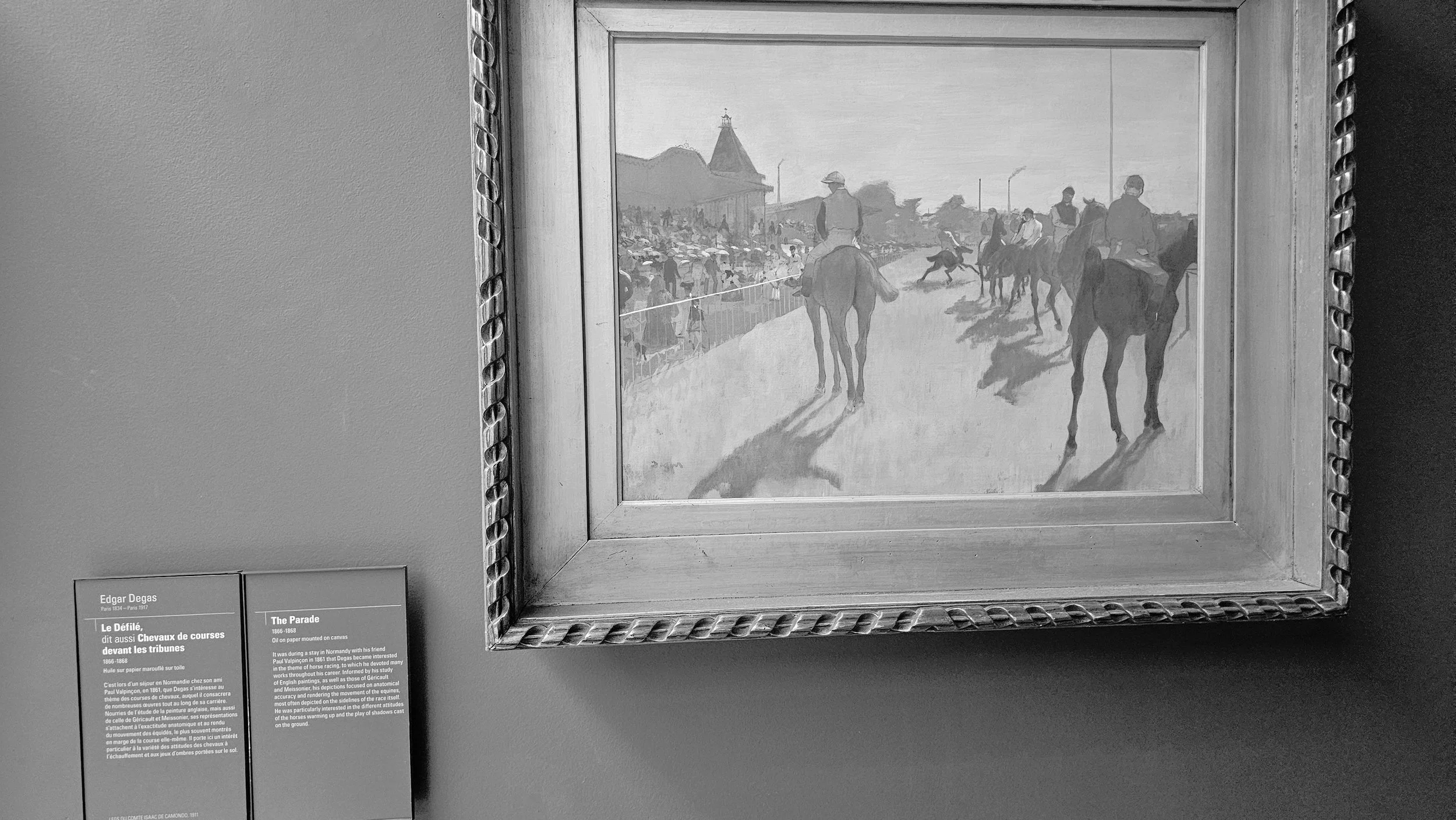 The Parade - Edgar Degas 1866-1868 (Musée d’Orsay, Paris)