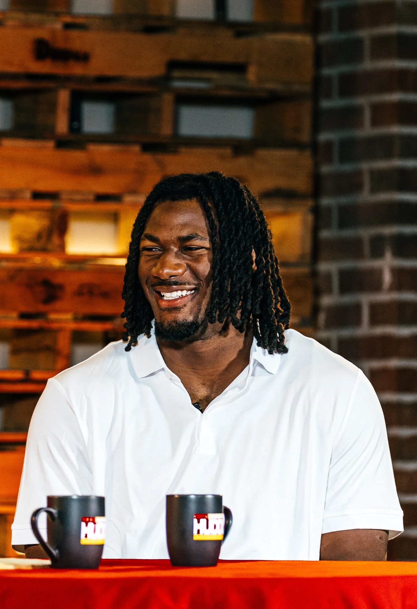 R Mason Thomas during the September 21 Kansas City Huddle live taping