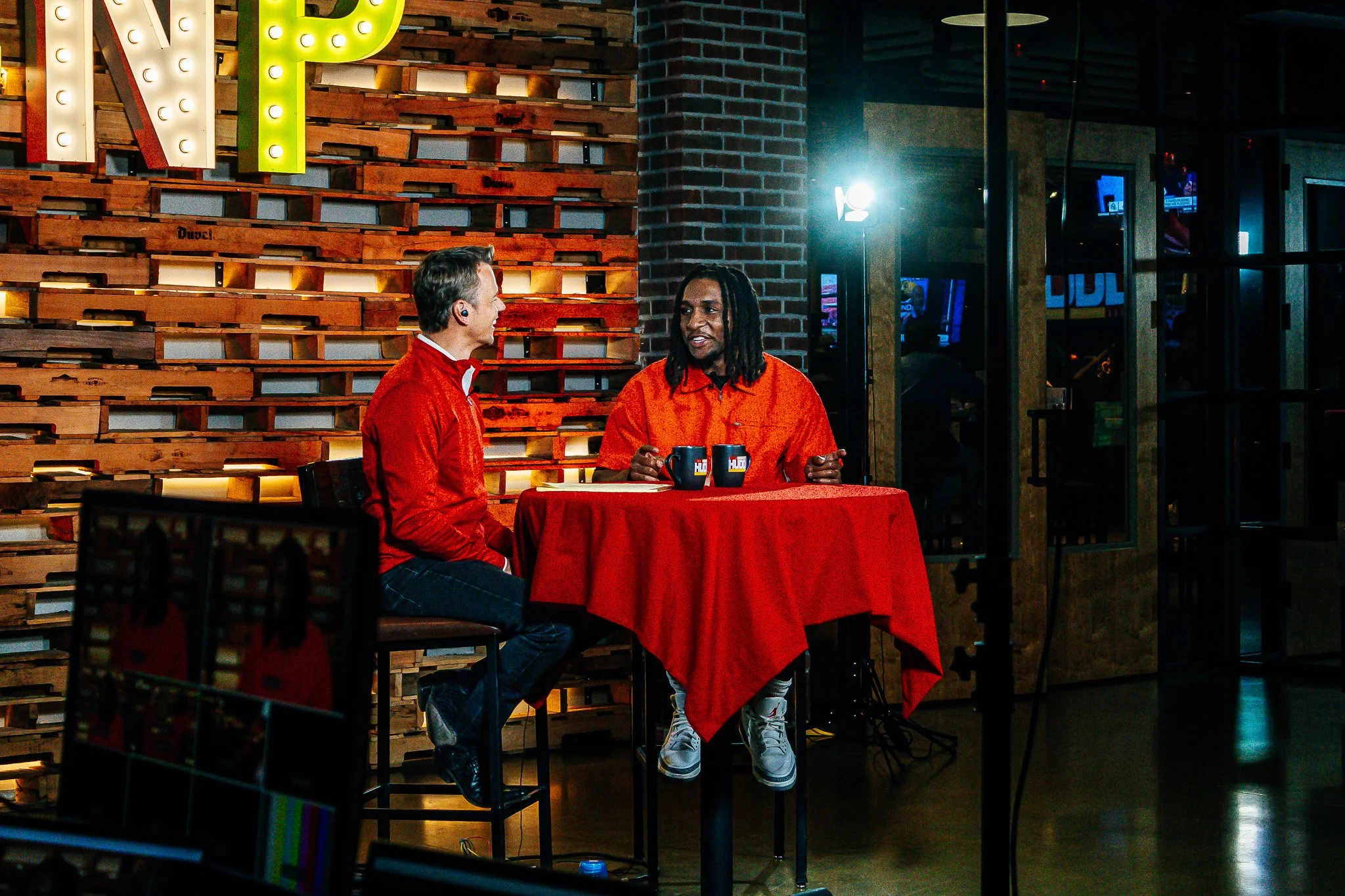 Nohl Williams participates in a live football discussion with FOX4’s Rob Collins.