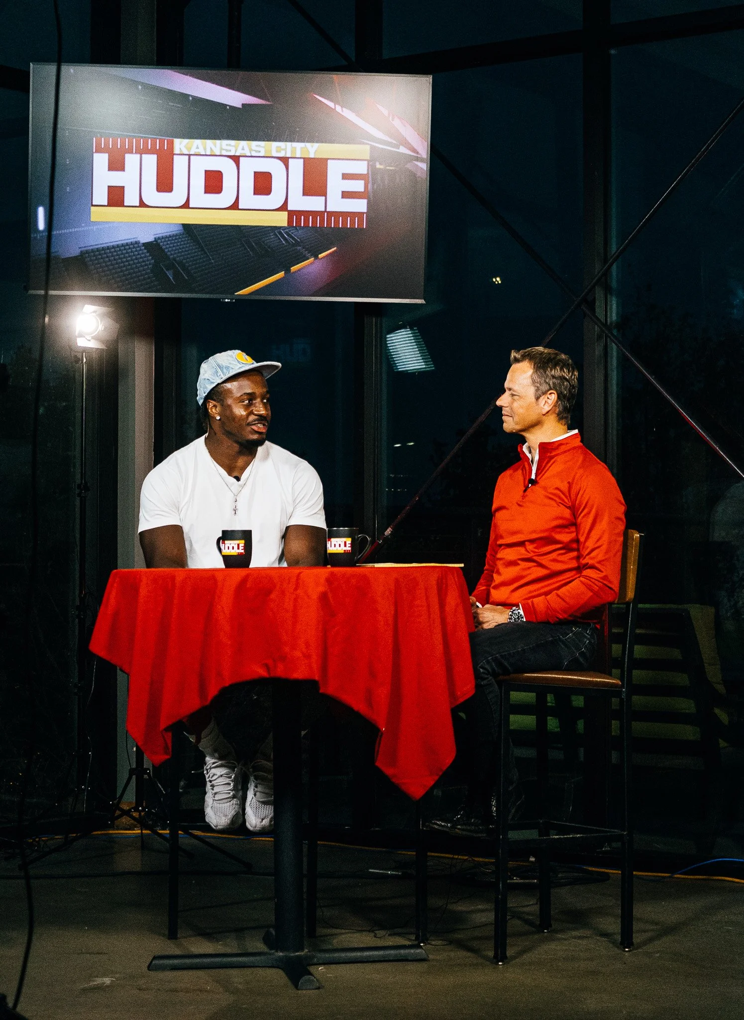 Jeffrey Bassa during his Kansas City Huddle appearance at Chicken N Pickle in North Kansas City 