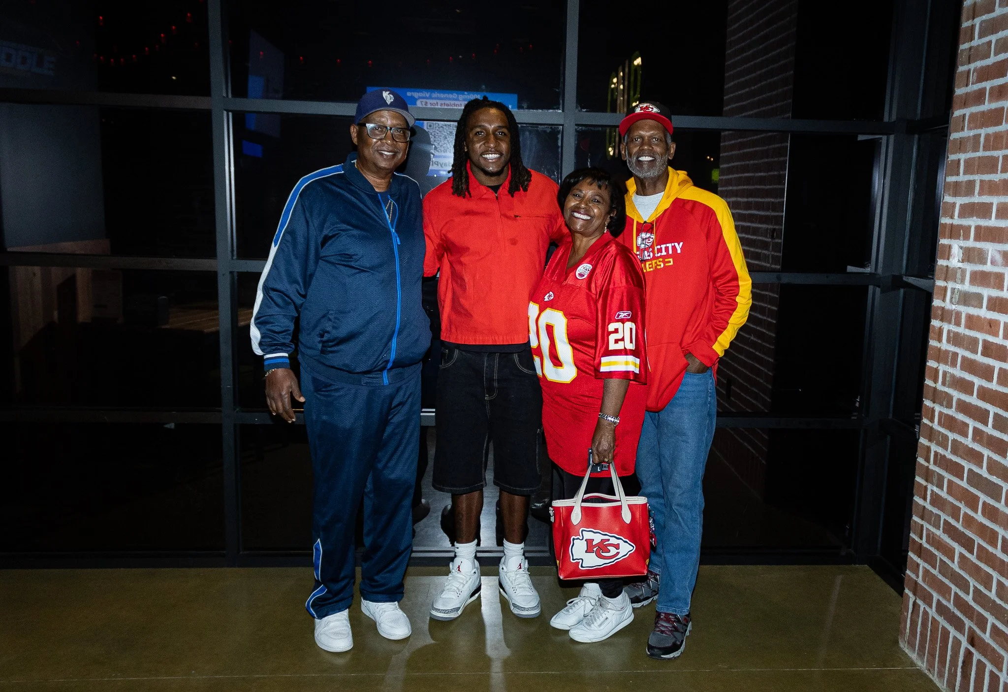 Kansas City Huddle fans meet Nohl Williams at Chicken N Pickle in Overland Park.