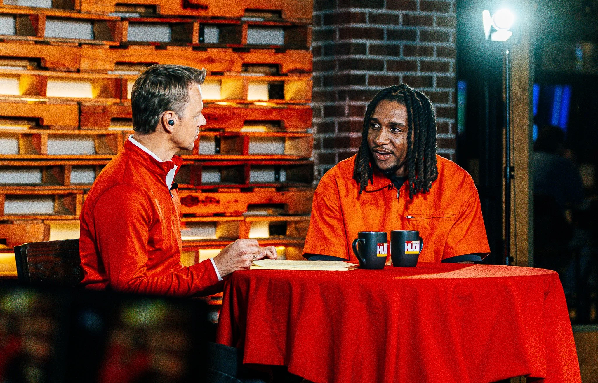 Nohl Williams participates in a live football discussion with FOX4’s Rob Collins.