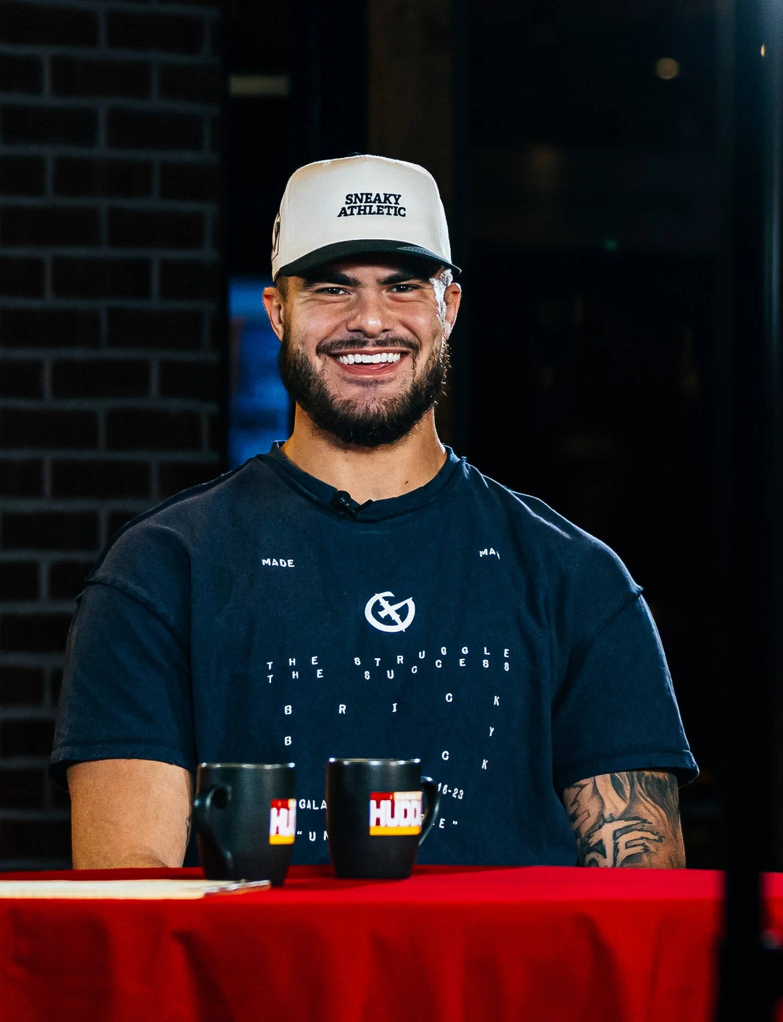 Jared Wiley shares a smile during his appearance on Kansas City Huddle.