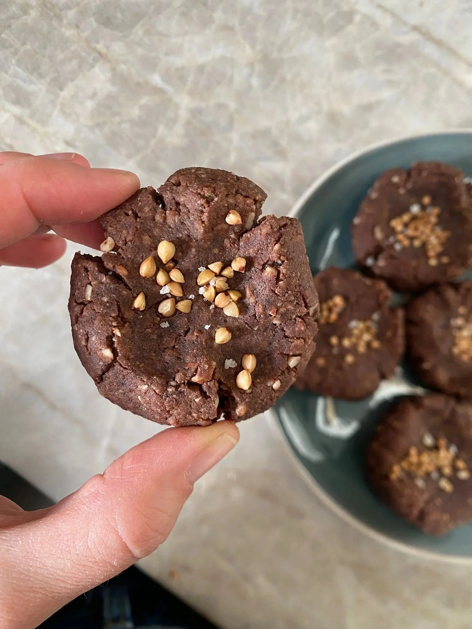 Cookies sains, vegan, sans gluten et protéinés