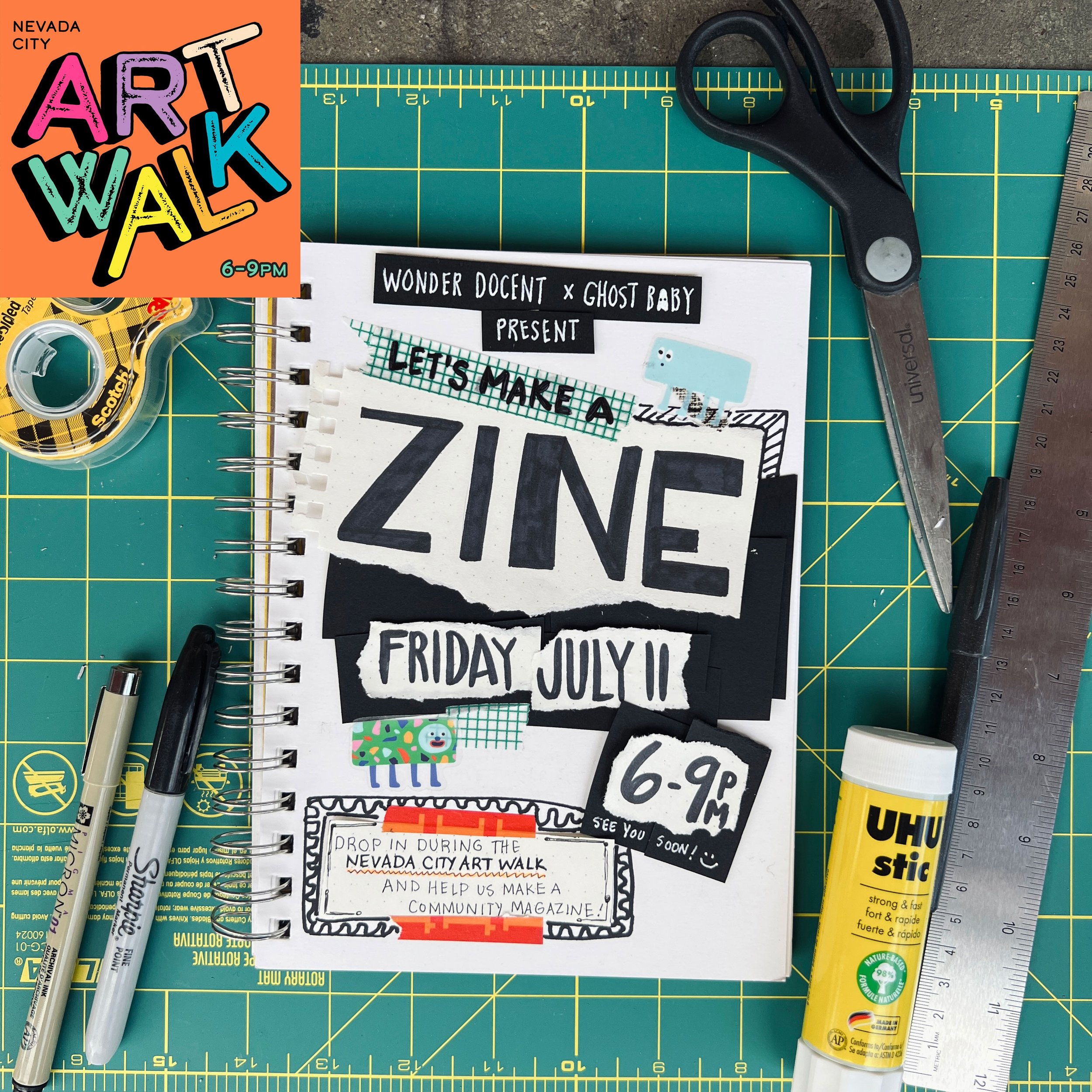 Art Walk: Community Zine-Making Party