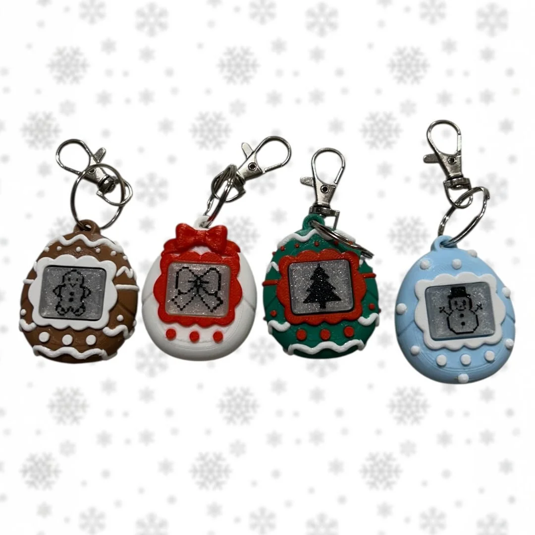 Check out some of our new Holiday clickers ! Tamagotchi clickers 🎄🎁