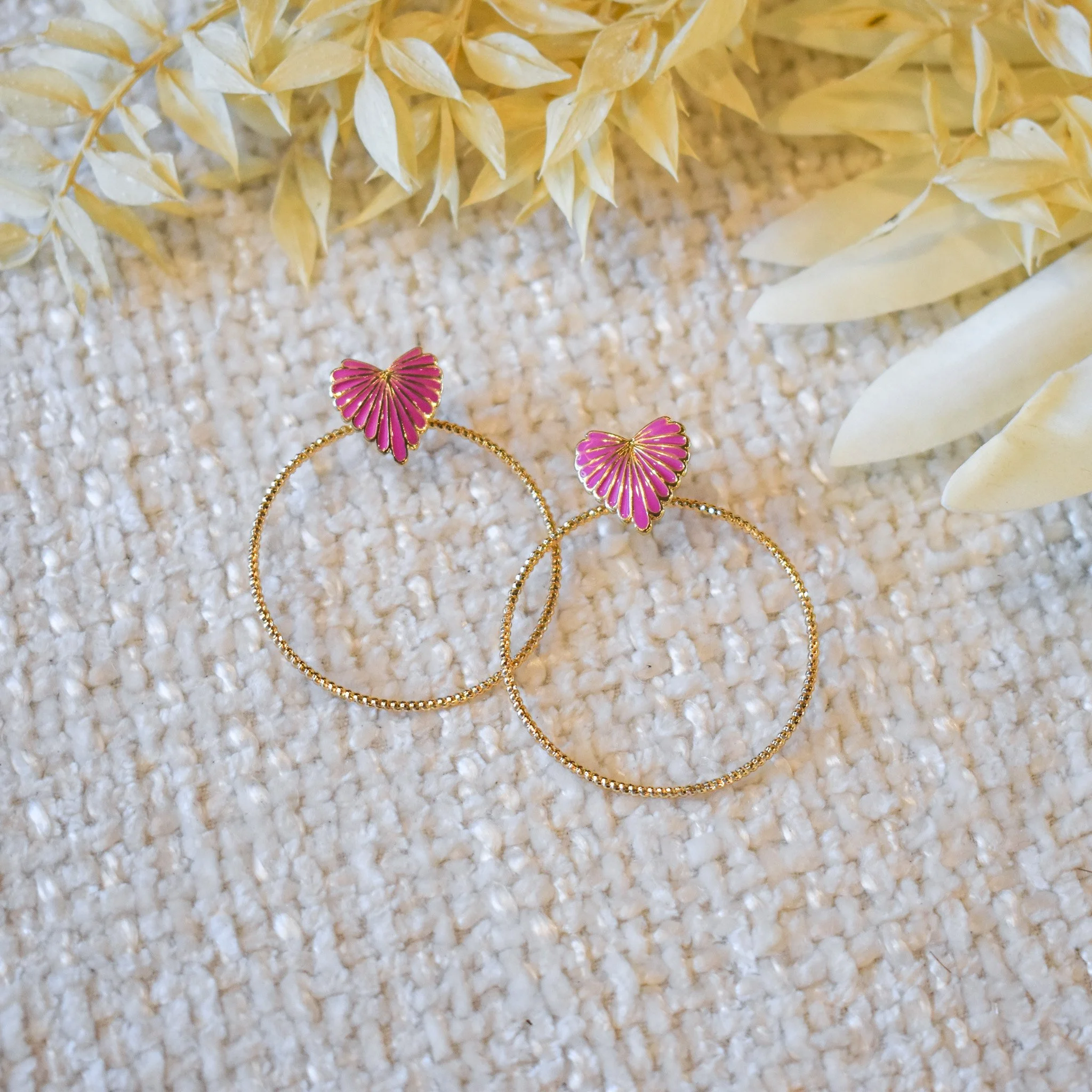 All the Love Heart Hoops