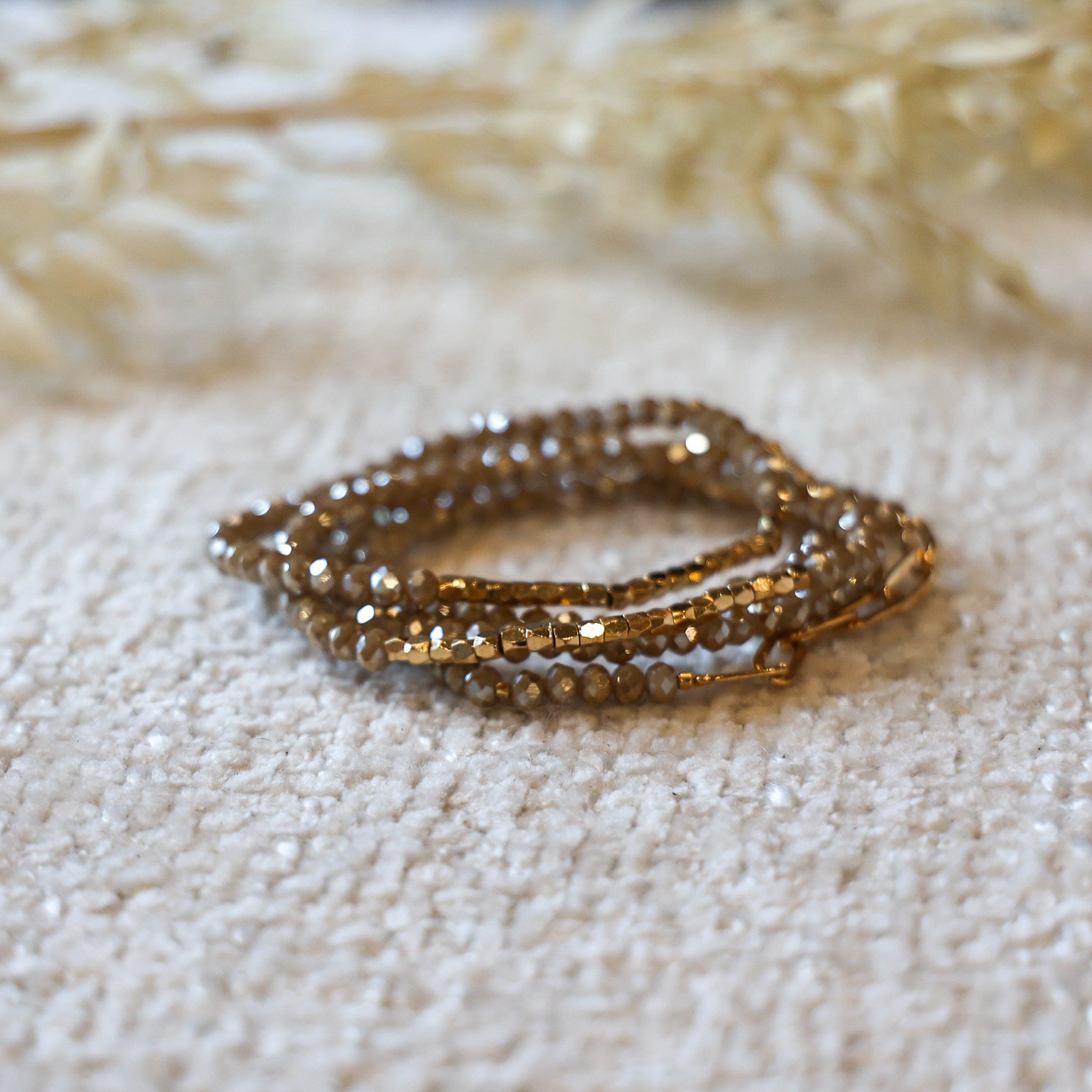 Gold Chain Bracelet Stack