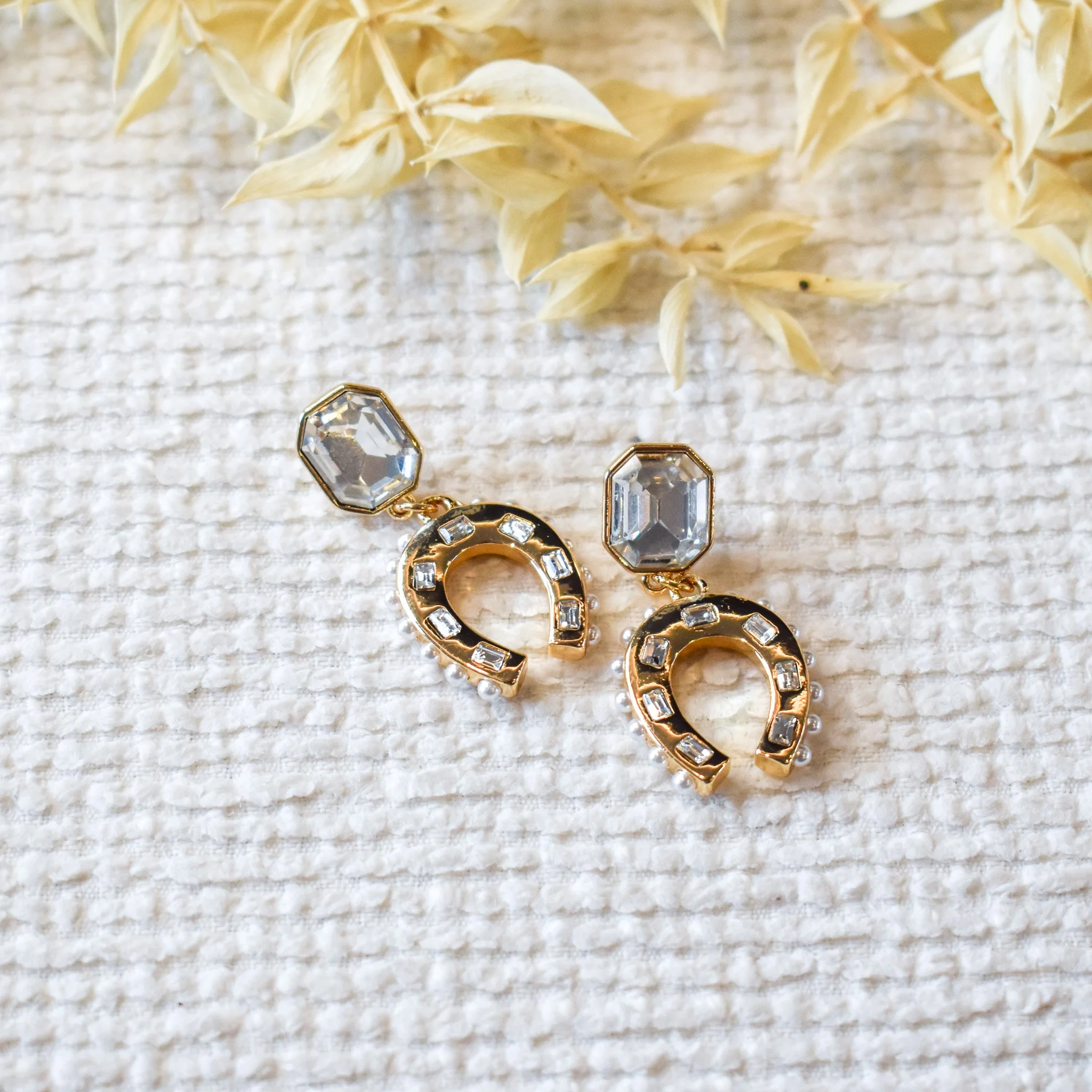 Rhinestone Horseshoes