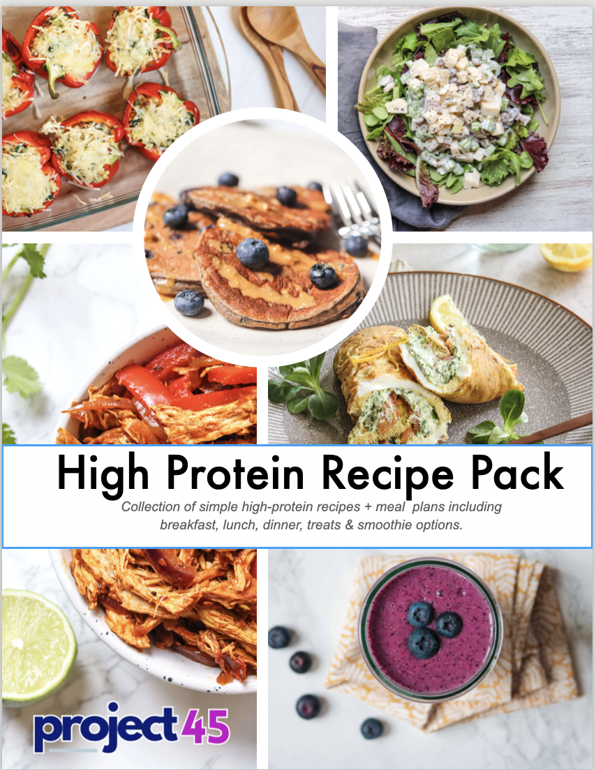 High Protein Recipe E Book + weekly meal plans