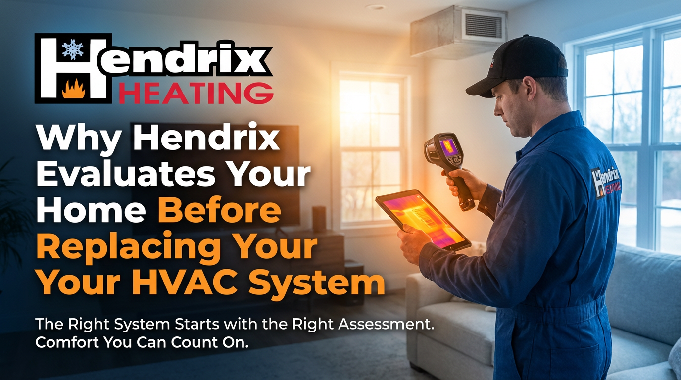 Why Hendrix Evaluates Your Home Before Replacing Your HVAC System