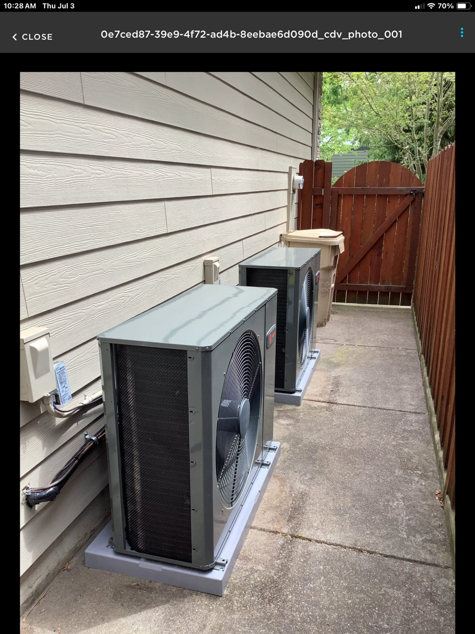 Dual AC Replacement In A Tight Side Yard