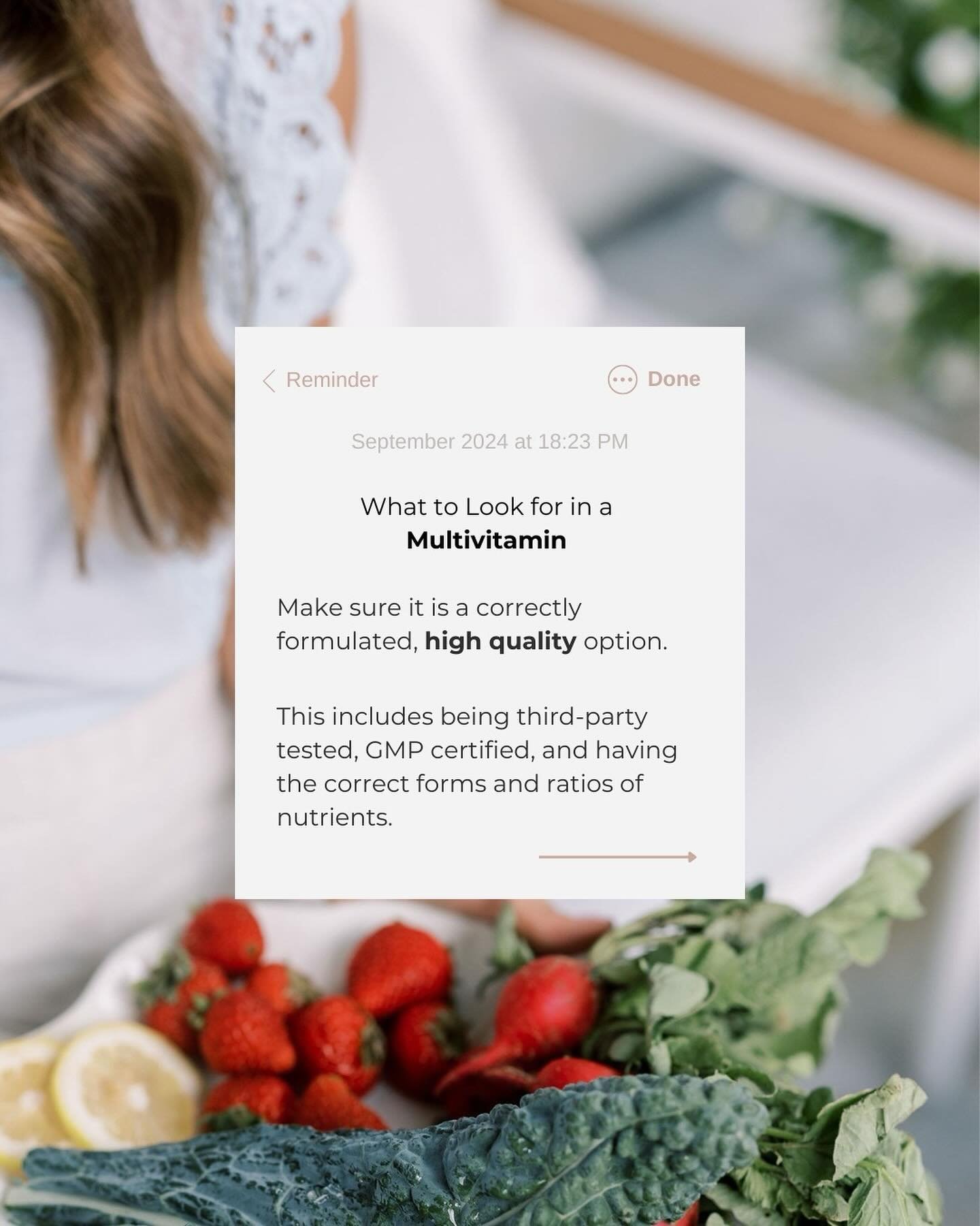 Here&rsquo;s why finding the correct multivitamin is so important for gut health, weight loss, and hormone balance&darr;
⠀⠀⠀⠀⠀⠀⠀⠀⠀
Incorrect ratios of vitamins and minerals in a multi-vitamin formulation can cause toxic build up, nutrient competition