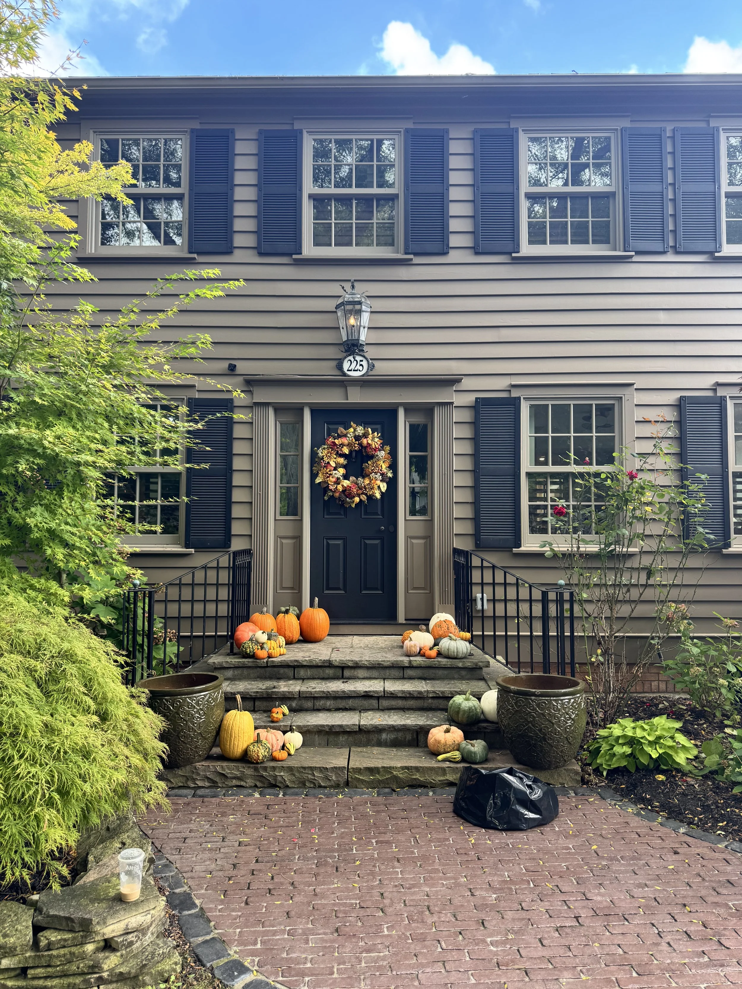 Full exterior overhaul, including painting the existing siding, replacing window sills and shutters, and touch ups of fixtures