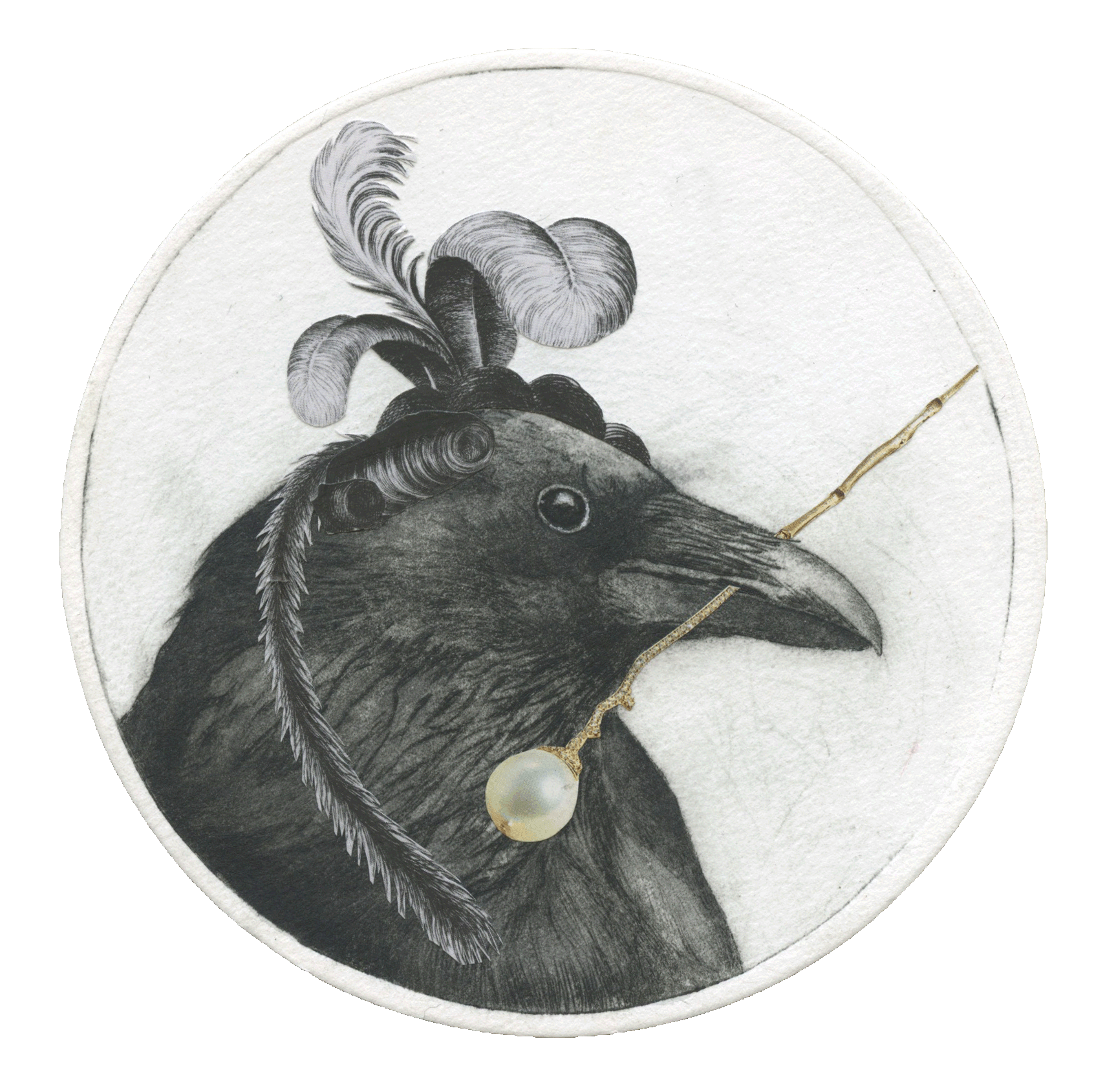 crow hat pin by Siobhan Barlow.gif