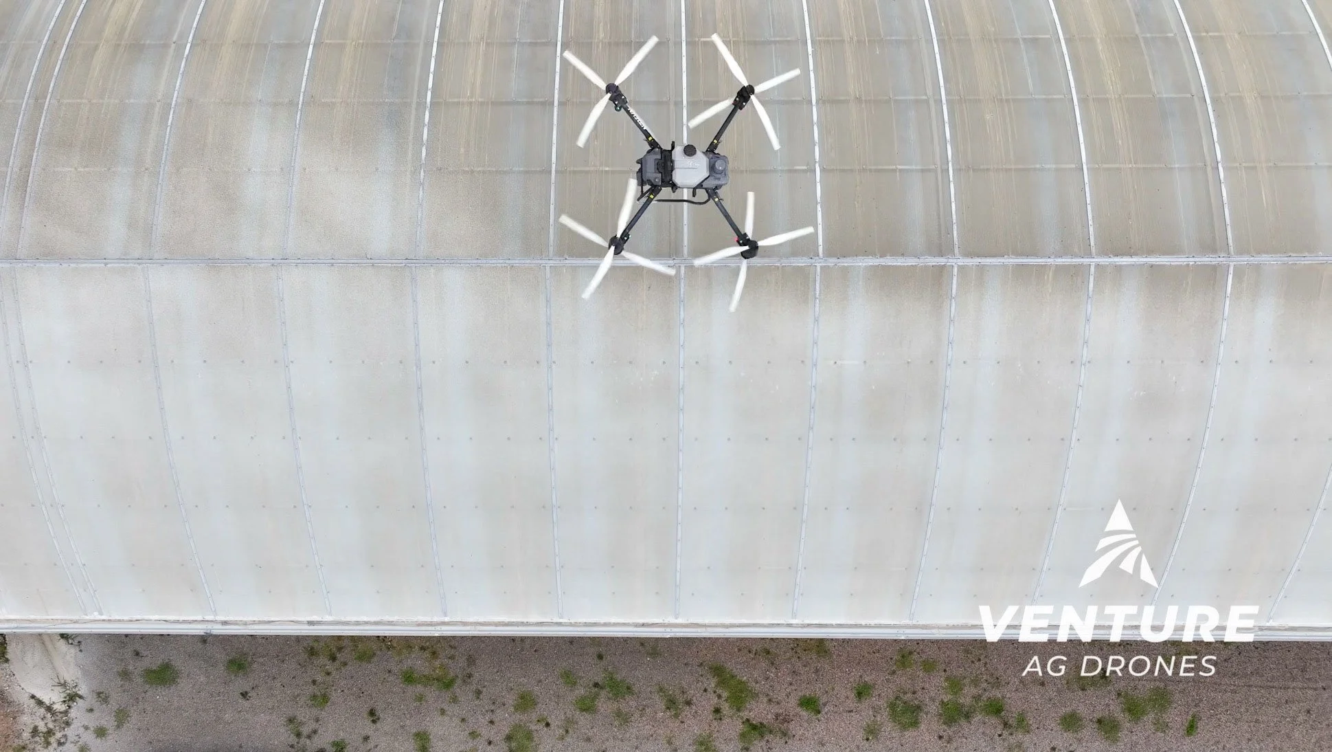 The Drone Advantage for Greenhouse Shade Paint Application