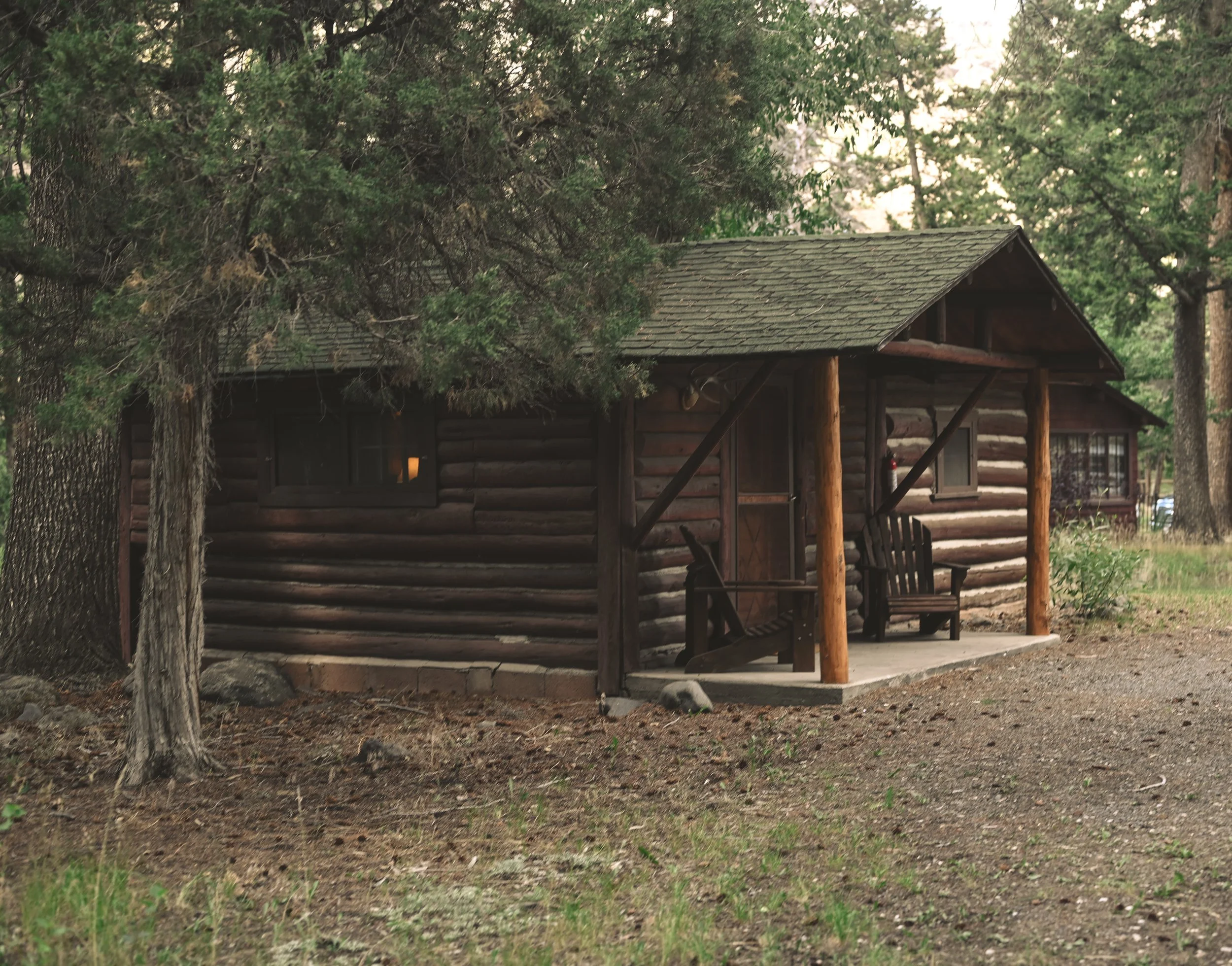 The Honeymooner cabin at Blackwater Creek Ranch.