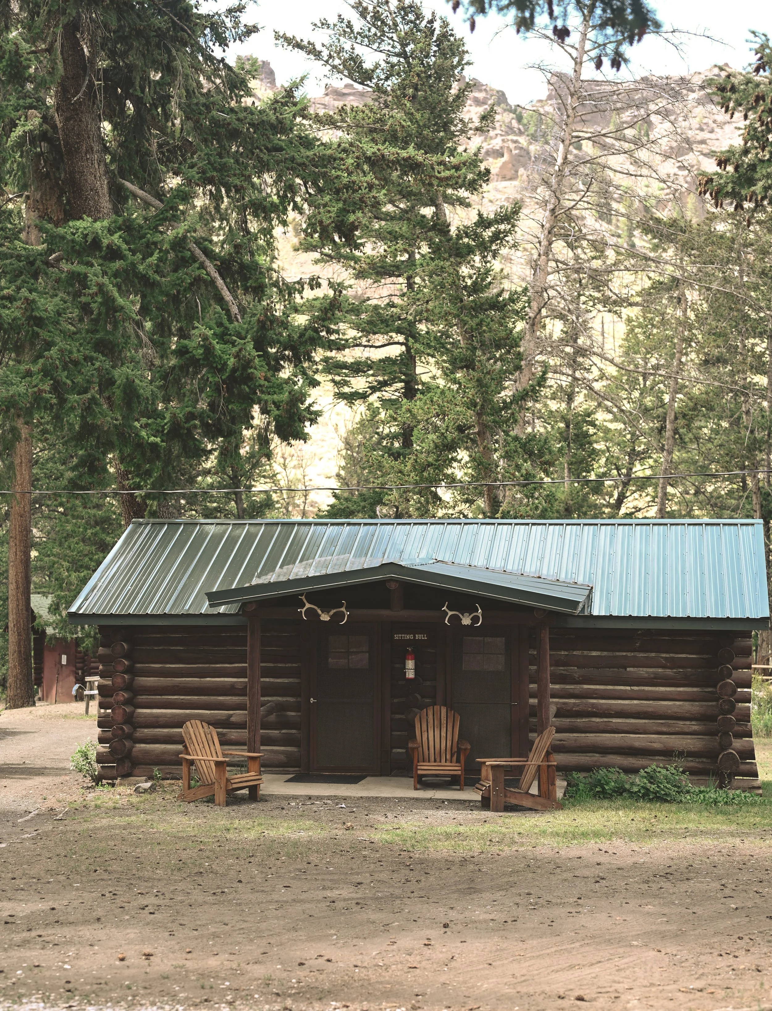 A cabin at Blackwater Creek Ranch.