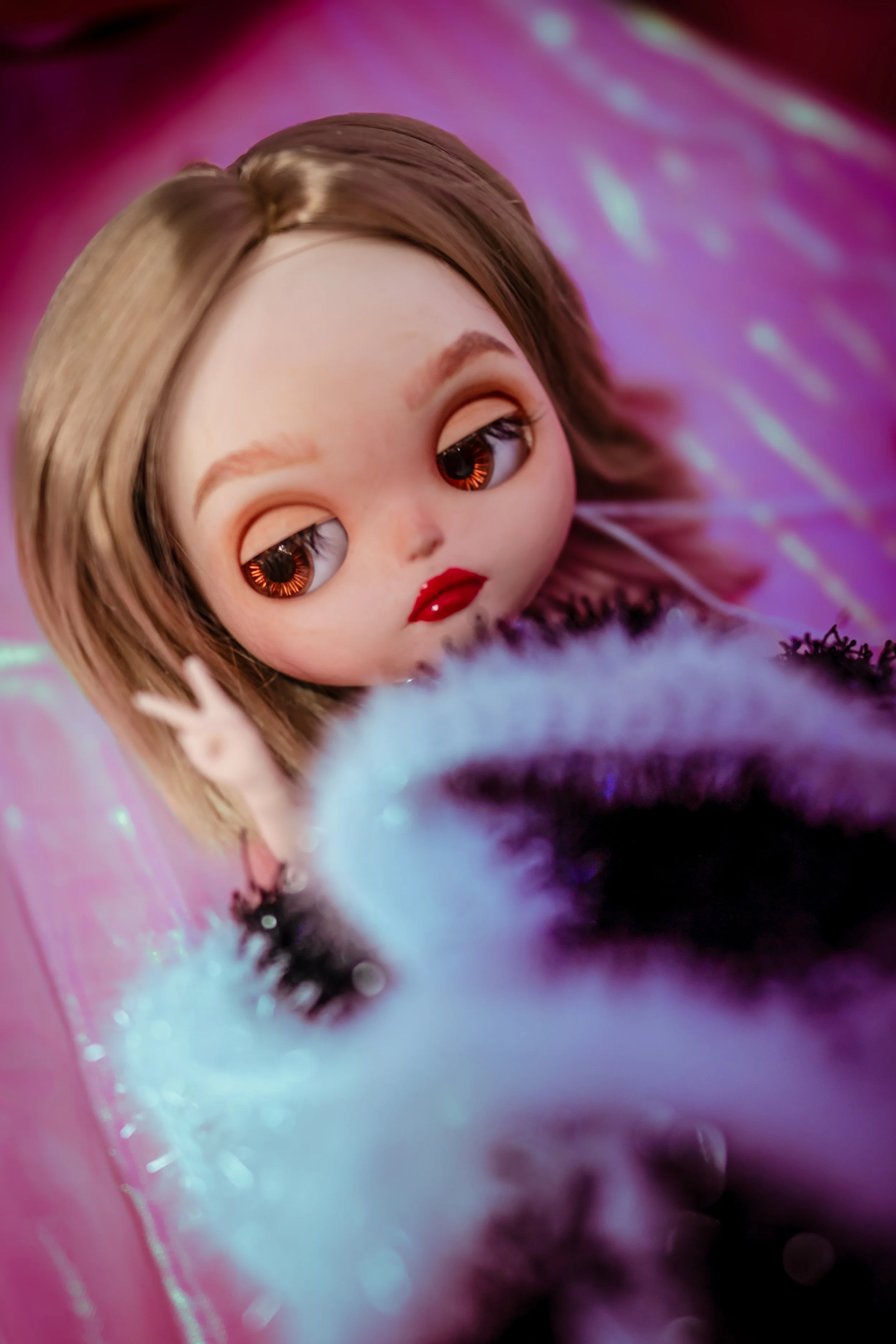 Mini Kara getting ready to head home