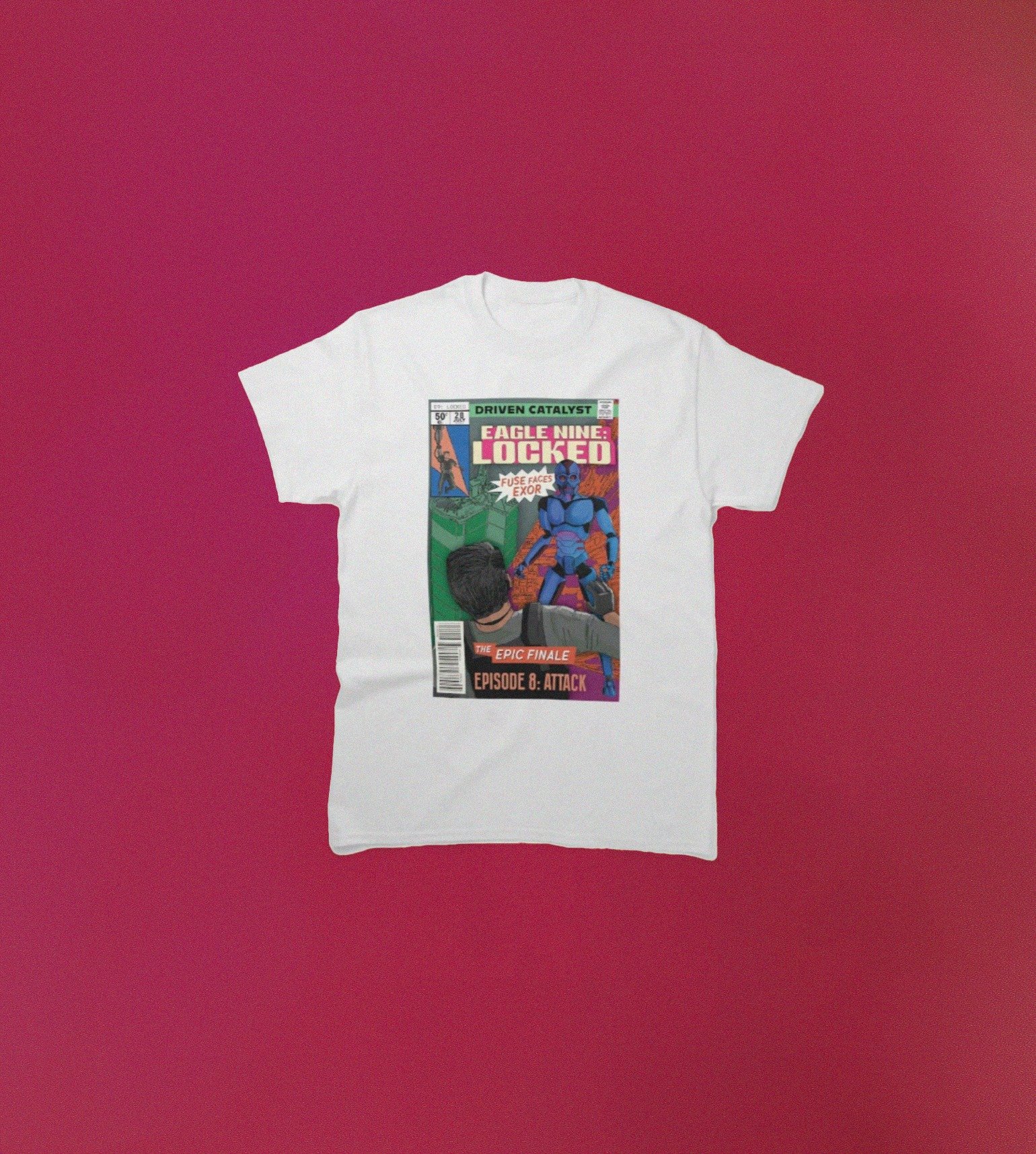 It's Tee time!⛳️ Turn heads and spark curiosity with the Eagle Nine: Locked comic art collection available on our #redbubble !💥
#podcast #scifi #scifiadventure #scifithriller #podcastrecommendation #marvelcomics #starwarsfan #comicbooks #merch #co