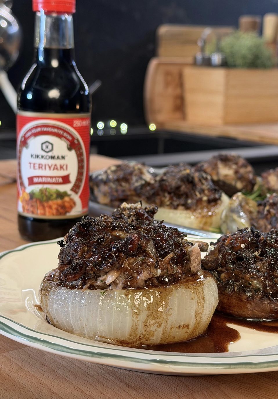 verdure ripiene con soia