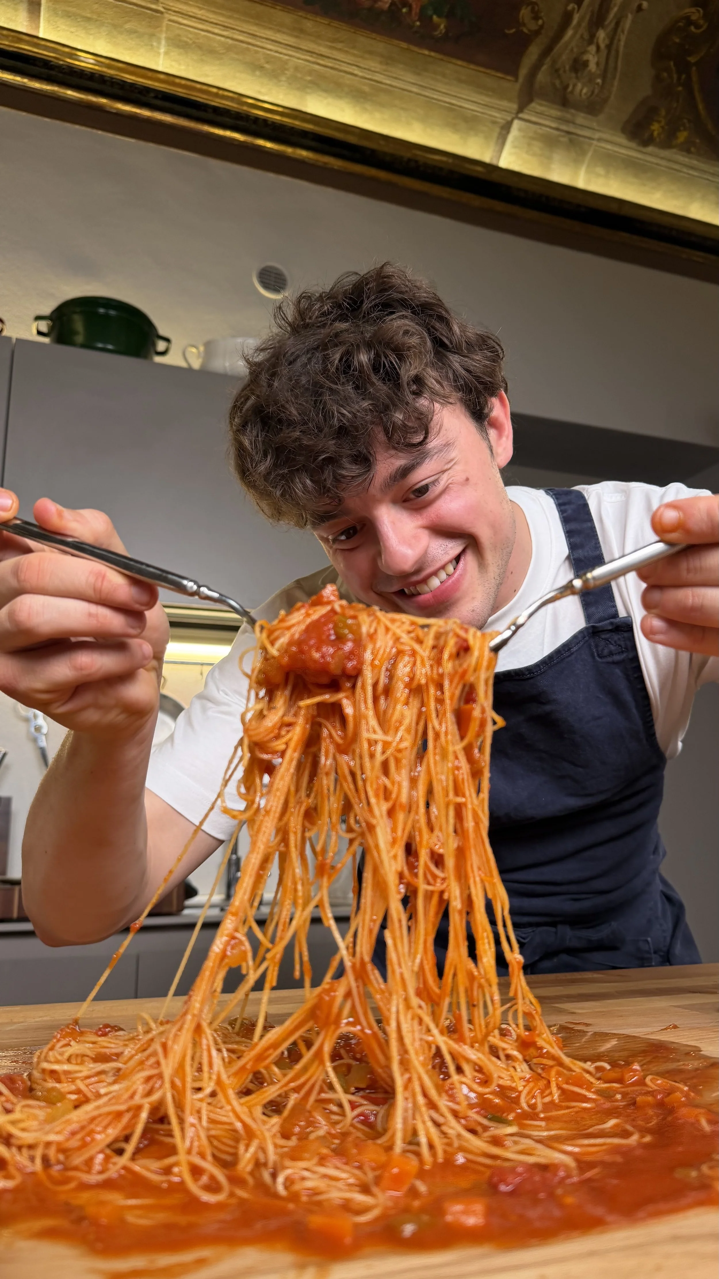 maccheroncini al sugo di spuntature