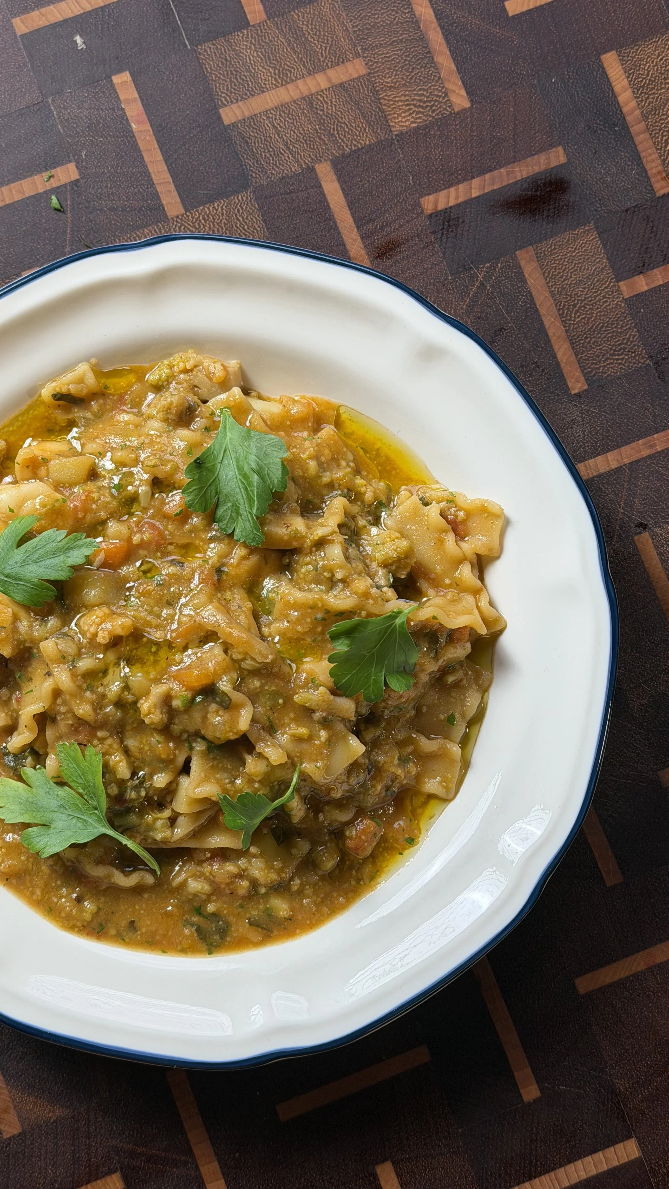 minestra romana con i broccoli