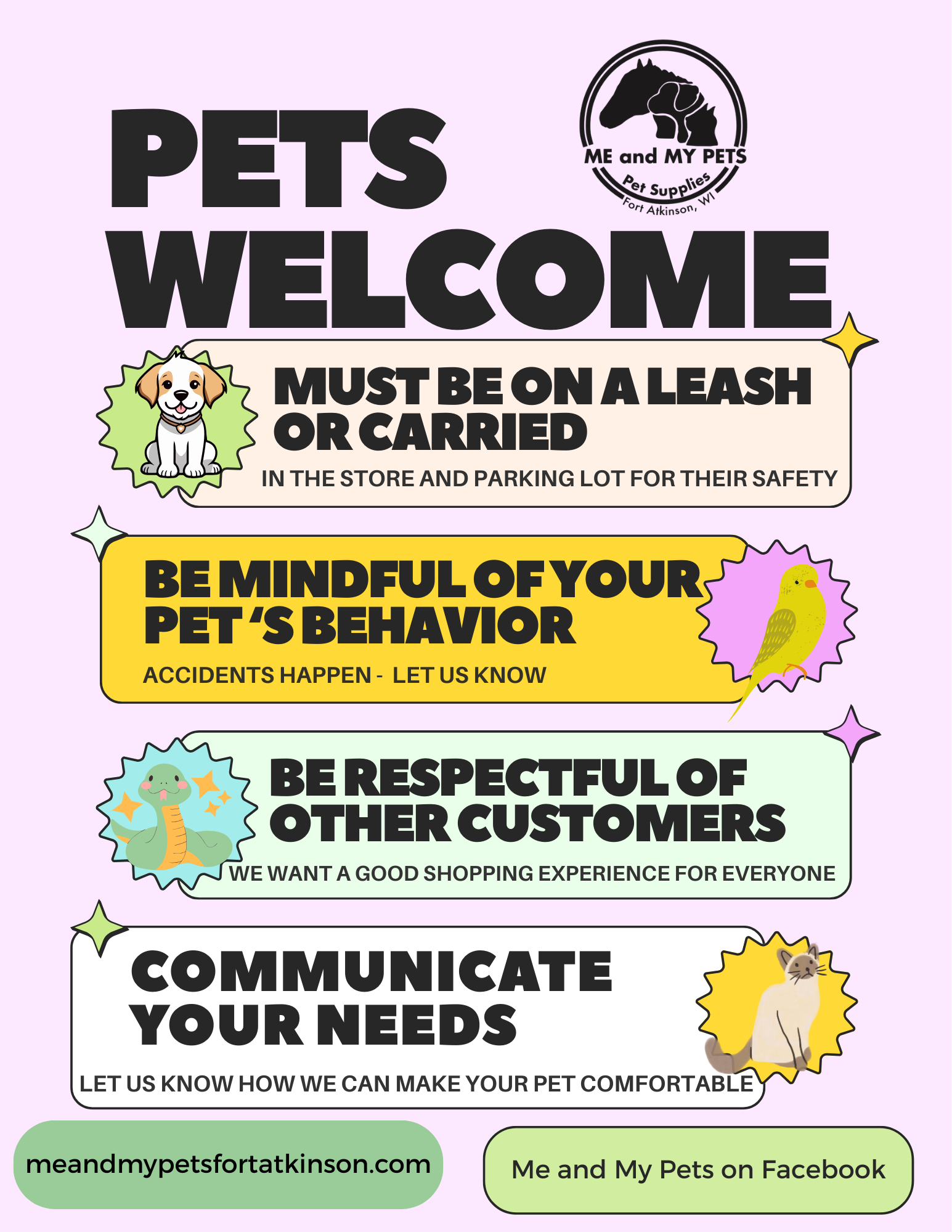 Pets are Welcomed!