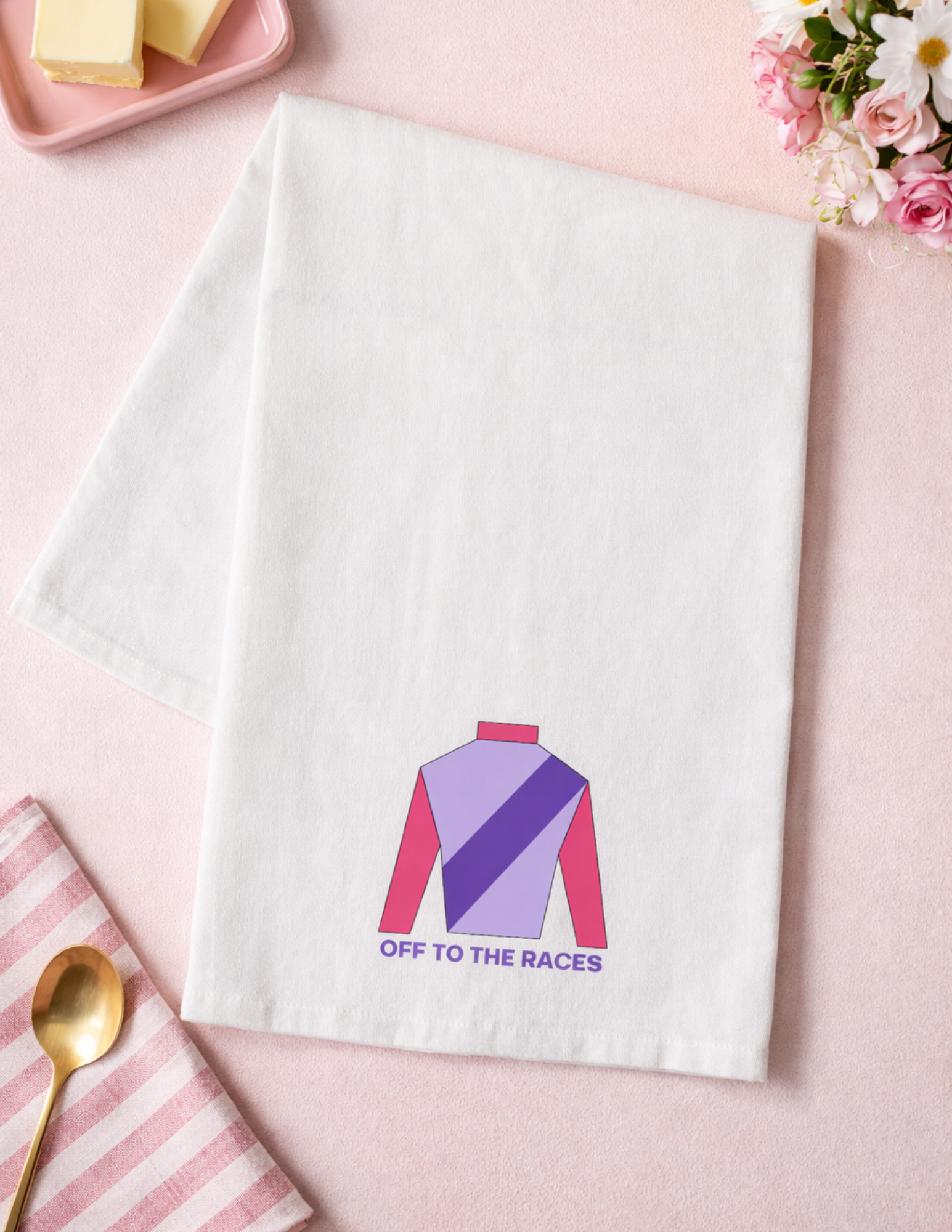 The Silks Kitchen Tea Towel