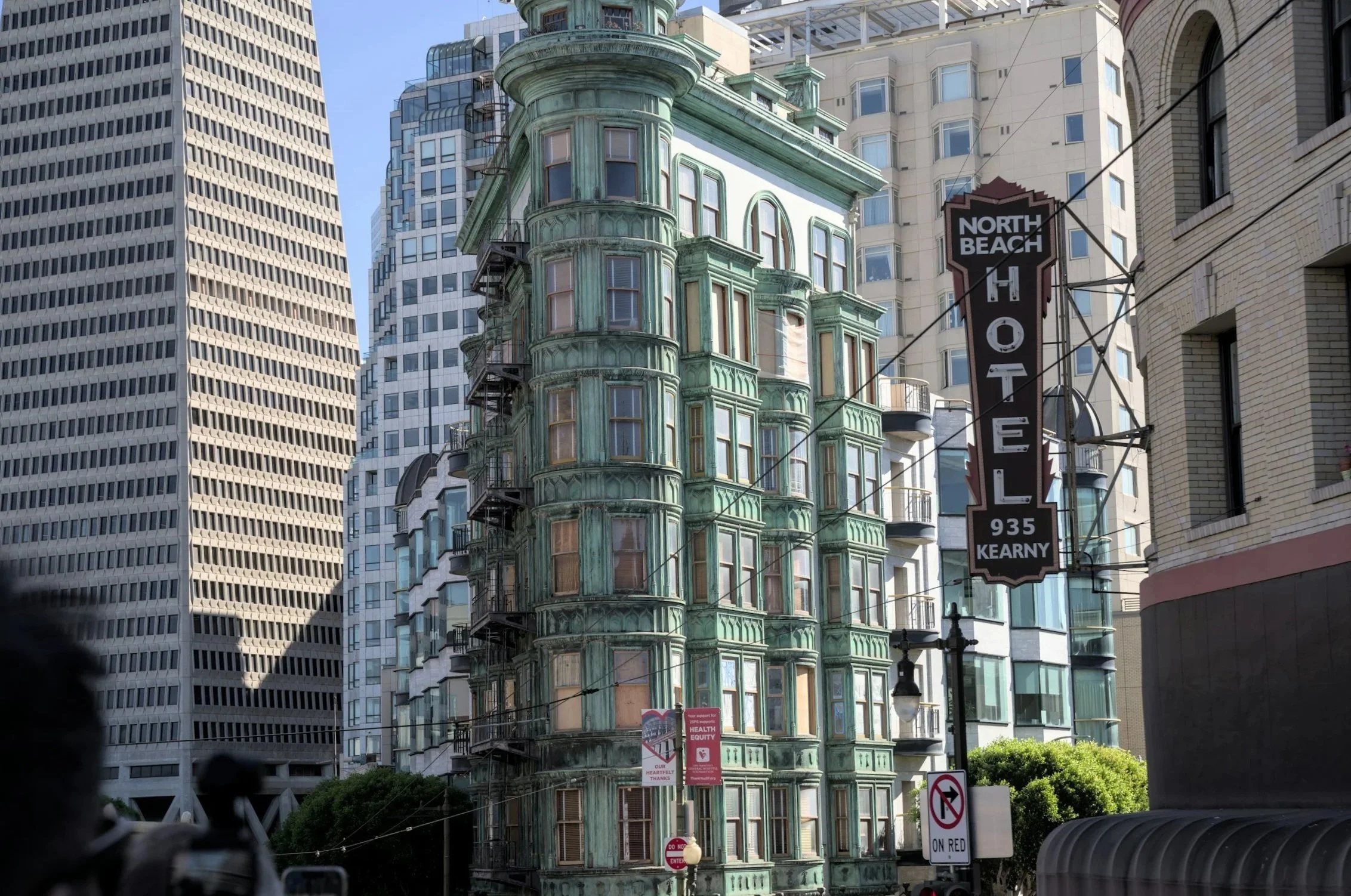 Tall buildings in San Francisco.