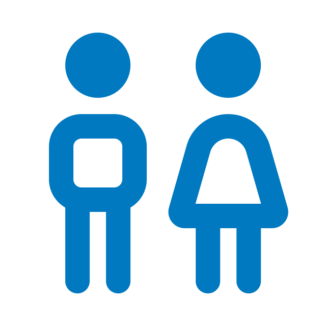 Icon of a man and a woman