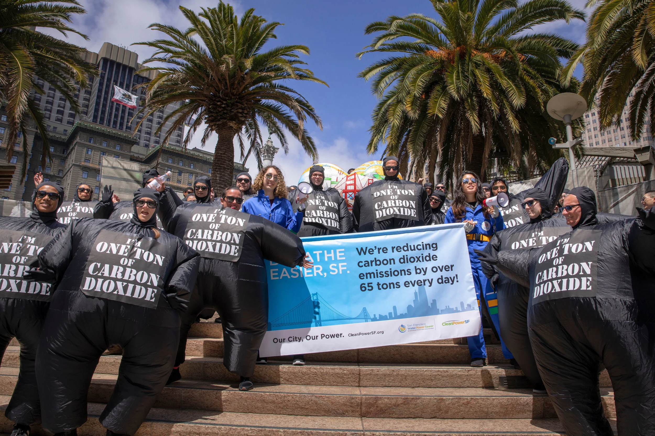 SFPUC Celebrates Clean Power Milestones with Viral Molecule Mob