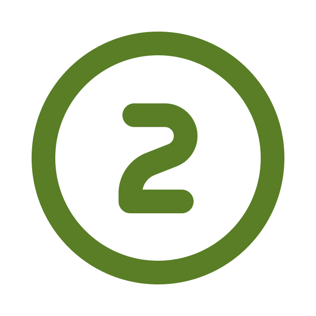 A graphic of the number 2.