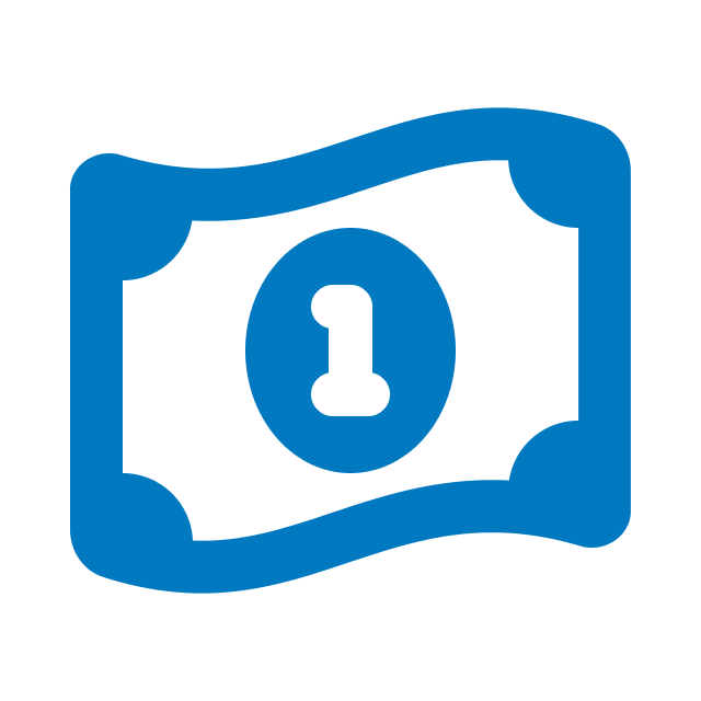 Symbol of a dollar bill.