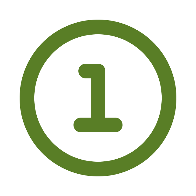 A graphic of the number 1.