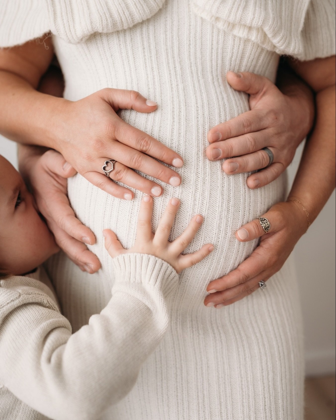 One thing I always tell parents: let kids be kids.

There&rsquo;s no pressure for kids to be perfectly posed or overly serious. If big brother wants to snuggle, laugh, or wrap himself around mama&rsquo;s belly&hellip; we lean into it. And that&rsquo;