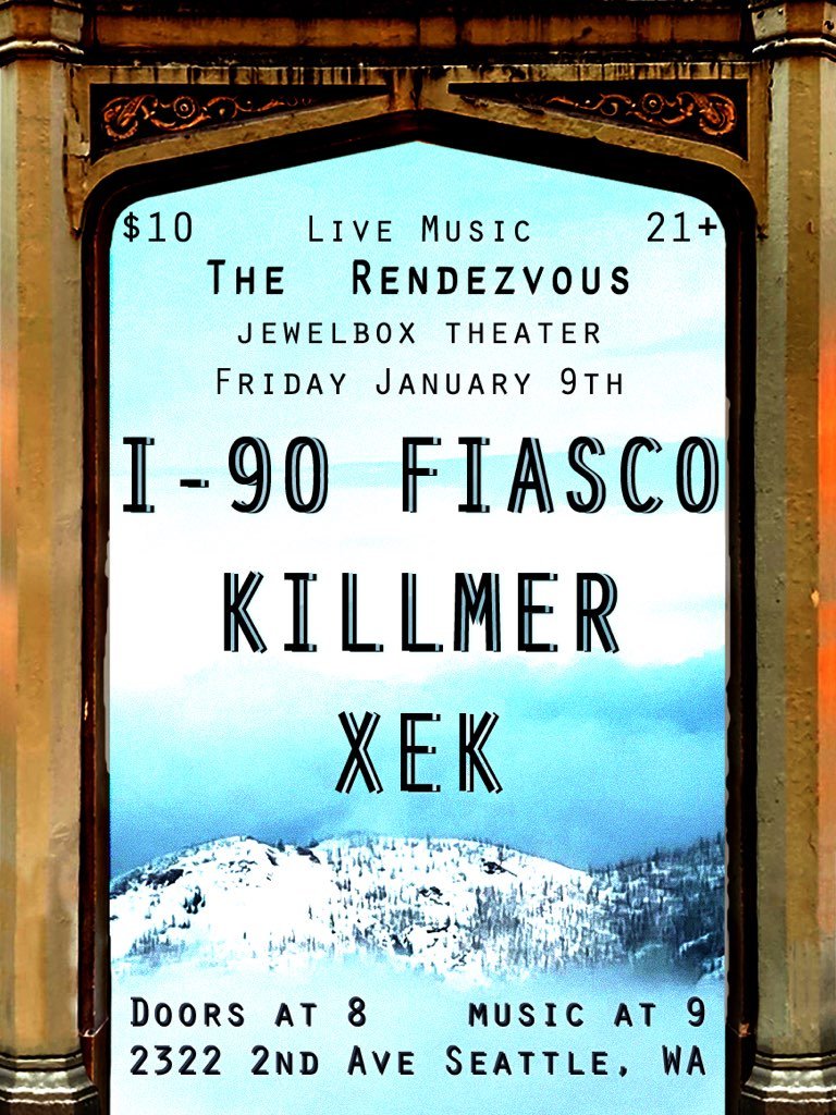 I-90 Fiasco, Killmer and Xek live at The Jewelbox Theater located in The Rendezvous