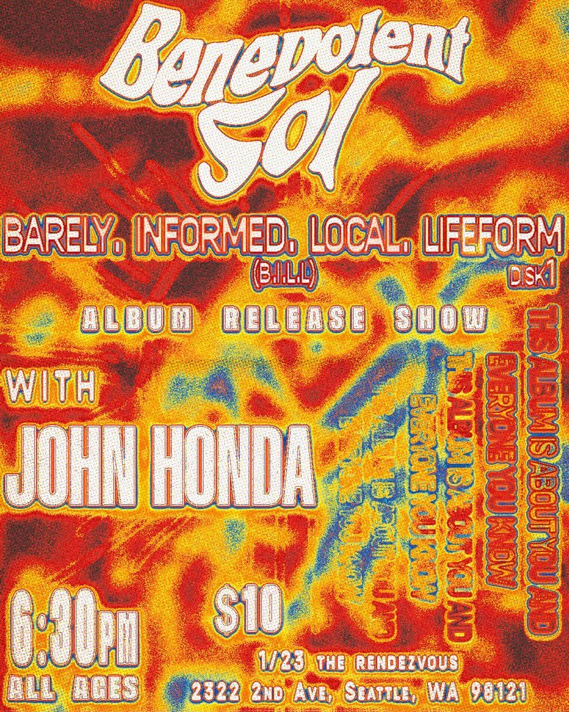 Benevolent Sol Album Release Party