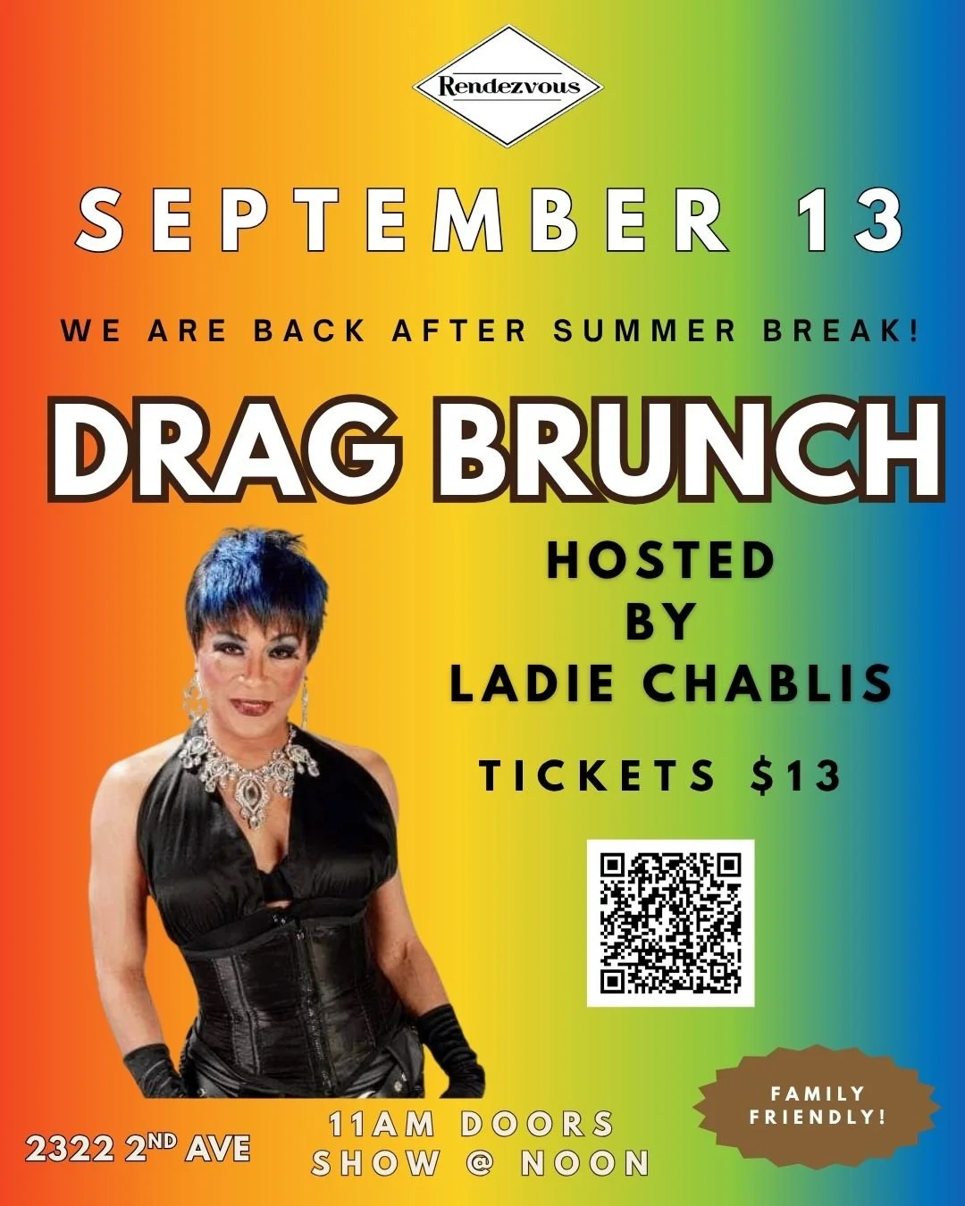 Drag Brunch hosted by Ladie Chablis 
